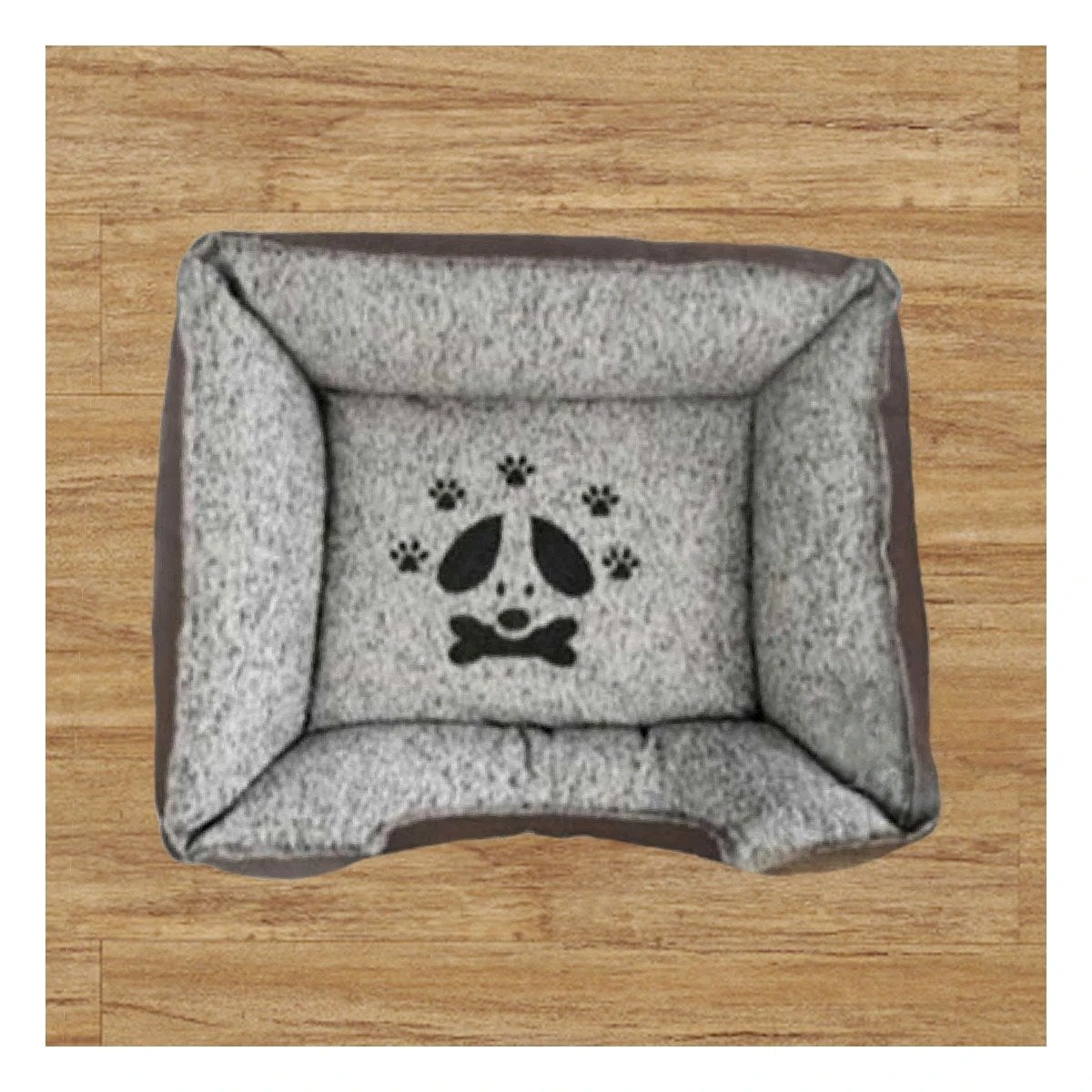 PACK6 ALFOMBRA ACOLCHADA PARA PERRO BASE ANTIDESLIZANTE SEGURA TALLA L MARRON - 3
