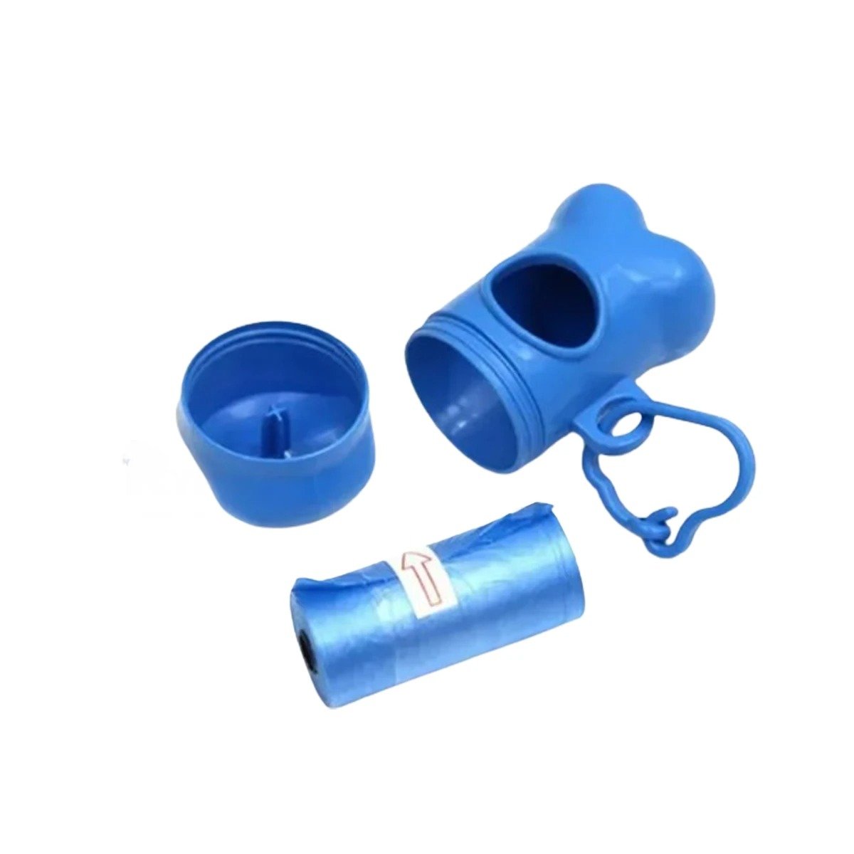 KIT DE BOLSA CON PROTECTOR TIPO HUESO AZUL PARA MASCOTA Y+REGALO STICKER - 3