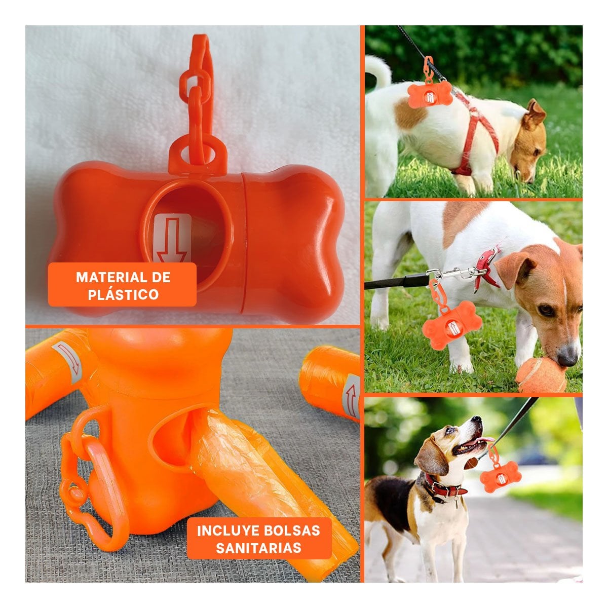 SET DE LIMPIEZA CON PROTECTOR TIPO HUESO ANARANJADO PARA EXTERIORES Y+POST IT - 1