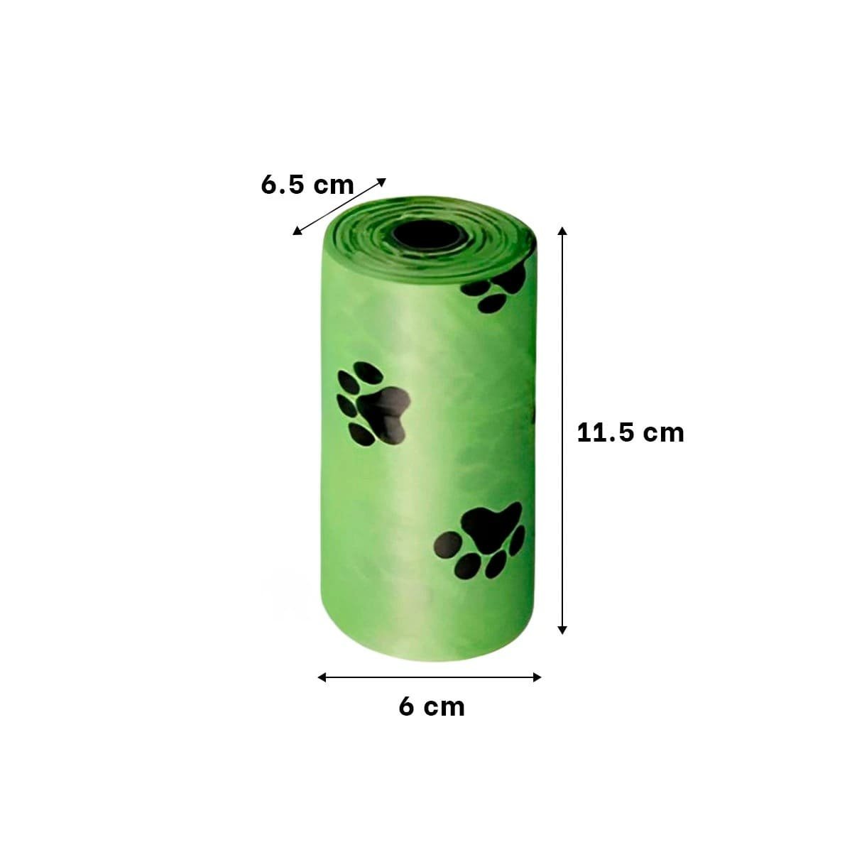 PACK6 ARTICULO VERDE DE BOLSA BIODEGRADABLE PARA MASCOTA Y+PAPEL REGALO - 4