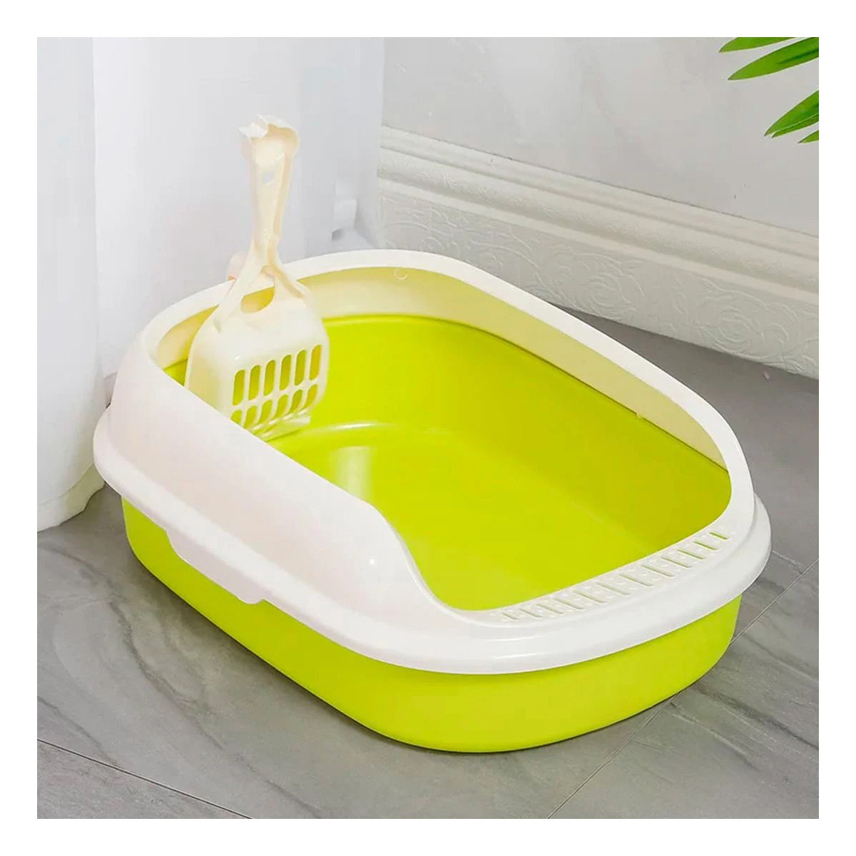 PACK4 MODULO VERDE PARA GATO CON LADOS MEDIOS ALTOS MAS PALA CERNIDORA Y+REGALO STICKER - 5