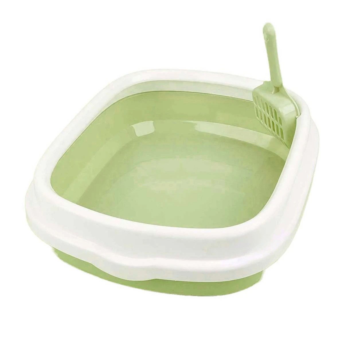 PACK12 ESTRUCTURA VERDE PARA GATO CON PALA CERNIDORA 40X33X11 Y+REGALO STICKER - 2