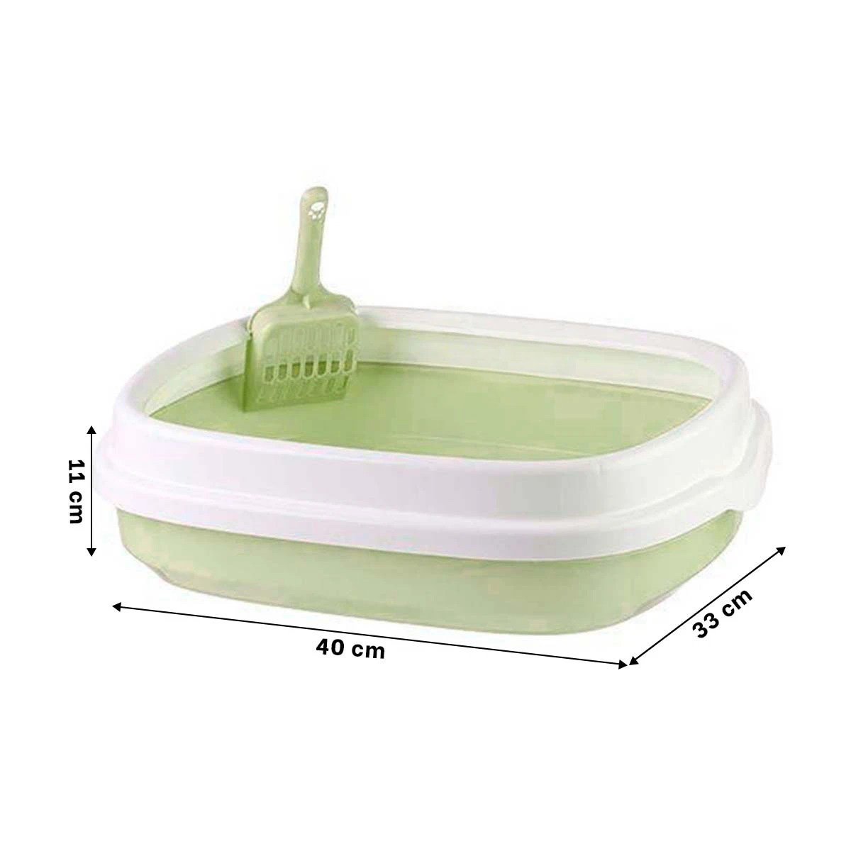 PACK6 UNIDAD VERDE PARA GATO CON PALA CERNIDORA 40X33X11 - 4