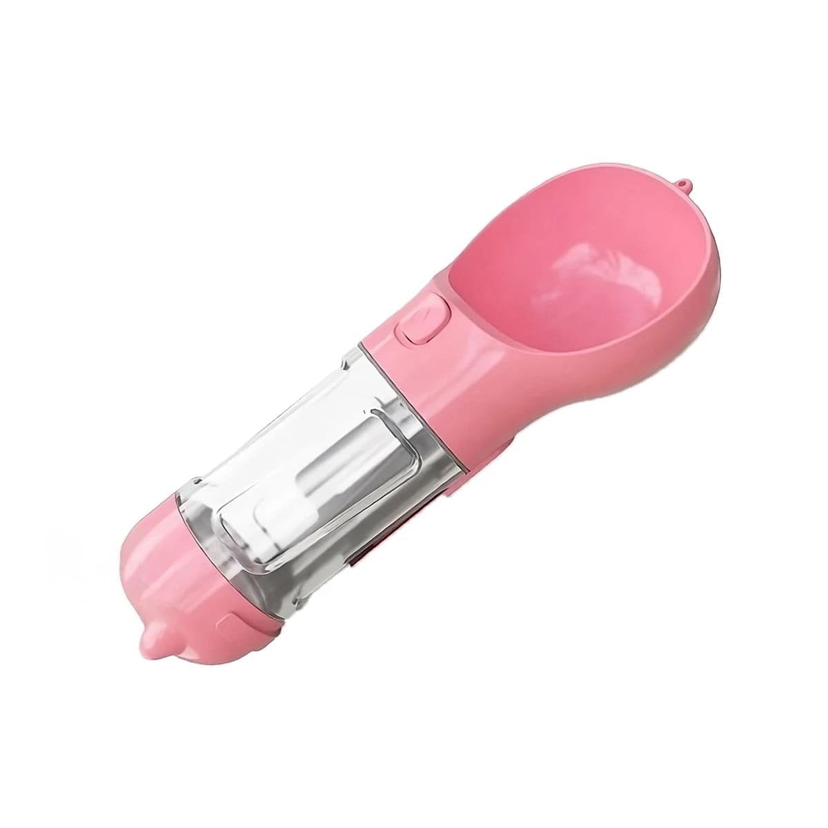 PACK2 ENVASE PORTATIL 4 EN 1 DISPENSADOR CON BOLSITA ROSADO MEDIANO Y+REGALO STICKER - 2