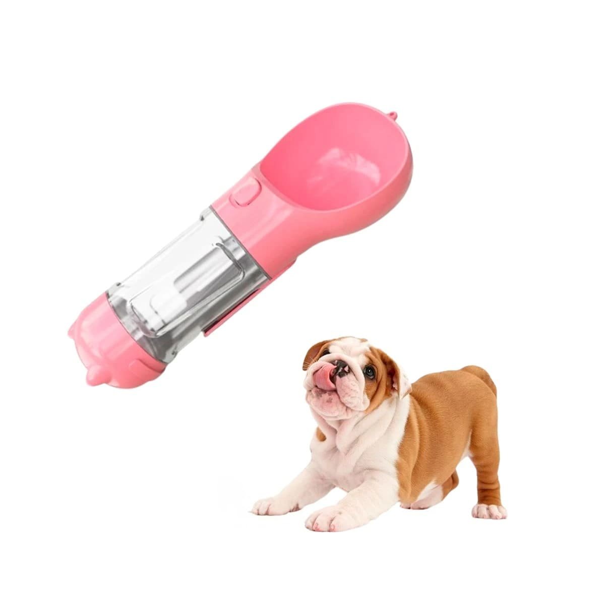 PACK6 EQUIPO PORTATIL 4 EN 1 DISPENSADOR CON BOLSITA ROSADO MEDIANO Y+REGALO STICKER - 2