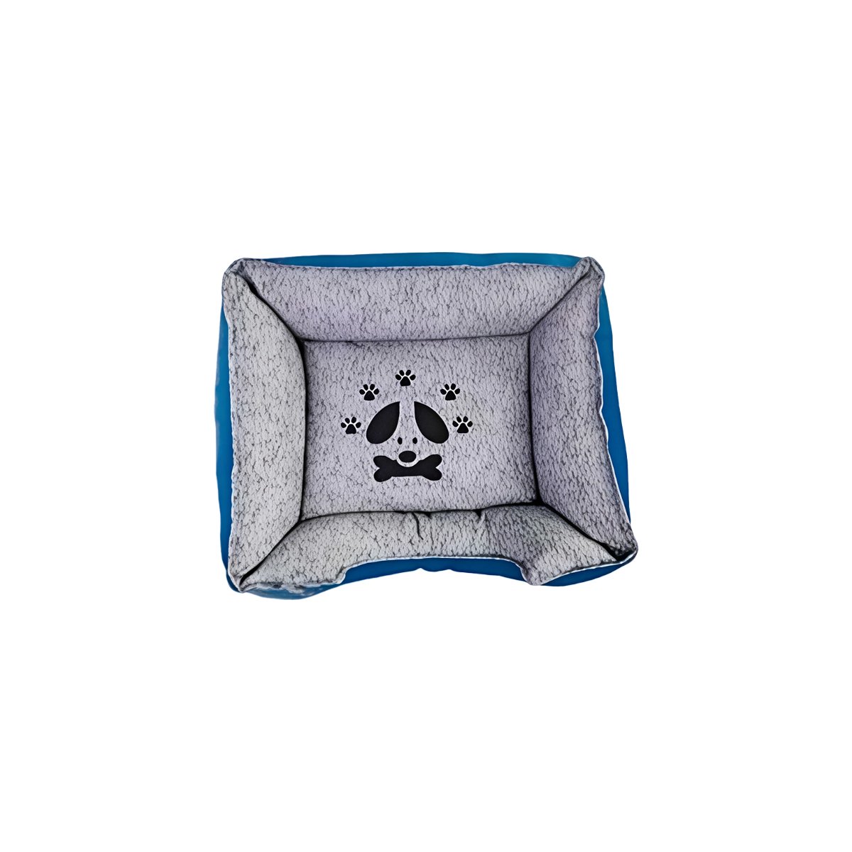 PACK4 COLCHONETA PARA PERRO FORMATO AMPLIO PARA MAYOR COMODIDAD TALLA L AZUL Y+PAPEL REGALO - 3