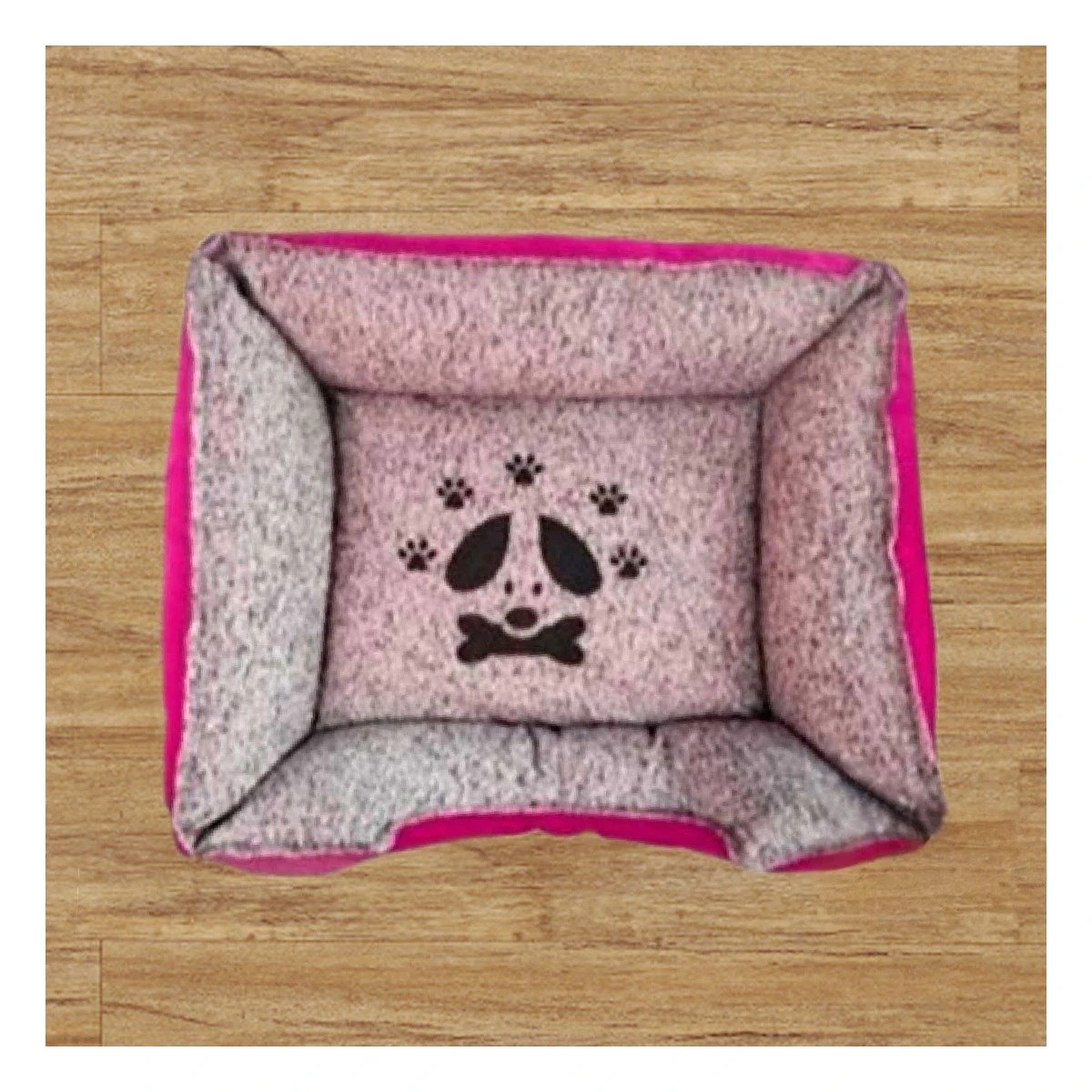PACK6 COLCHON PARA MASCOTA SUPERFICIE SUAVE QUE FAVORECE EL RELAX TALLA L FUCSIA - 2