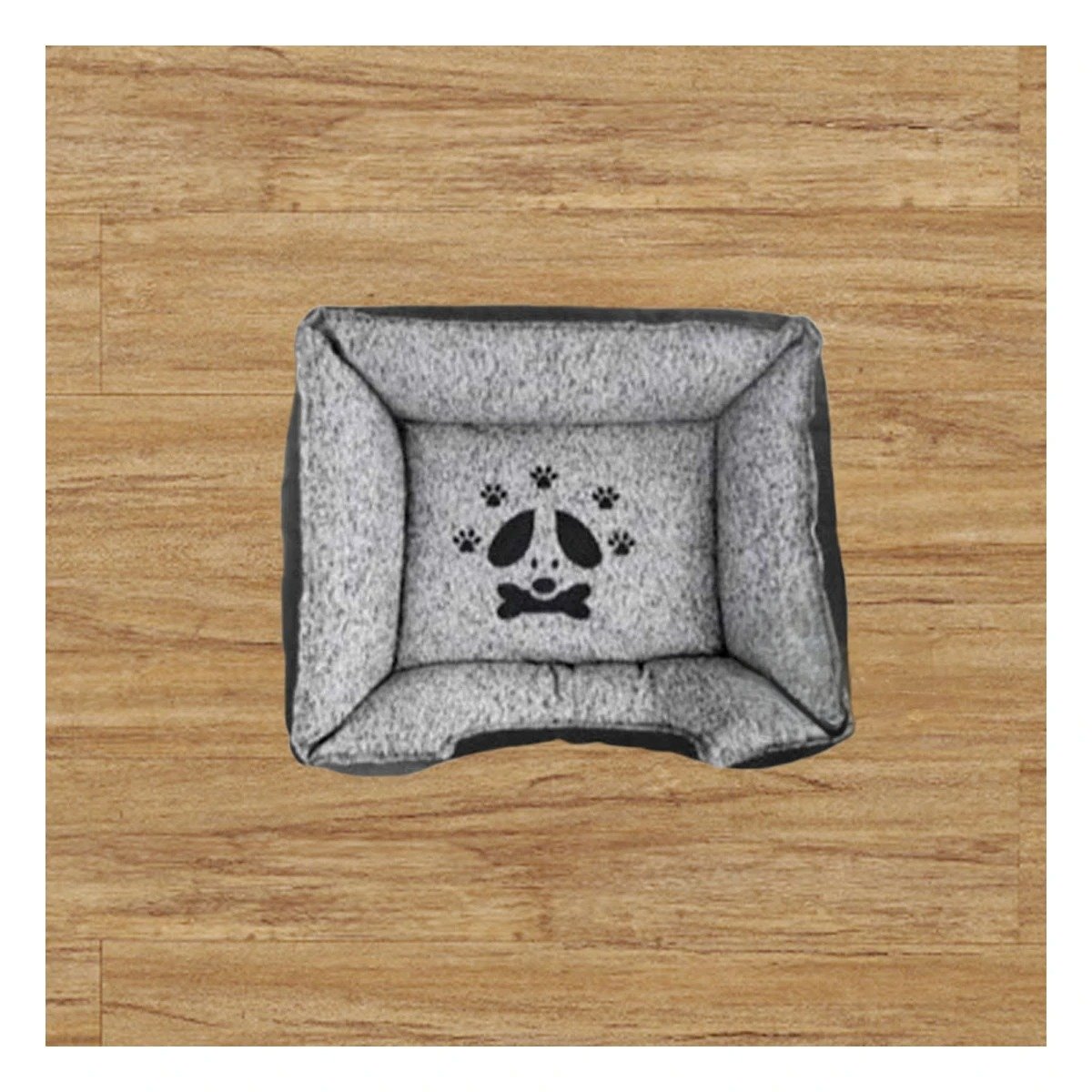 PACK2 COLCHONETA PARA PERRO USO DIARIO EN SALA O DORMITORIO TALLA L NEGRO Y+REGALO STICKER - 3