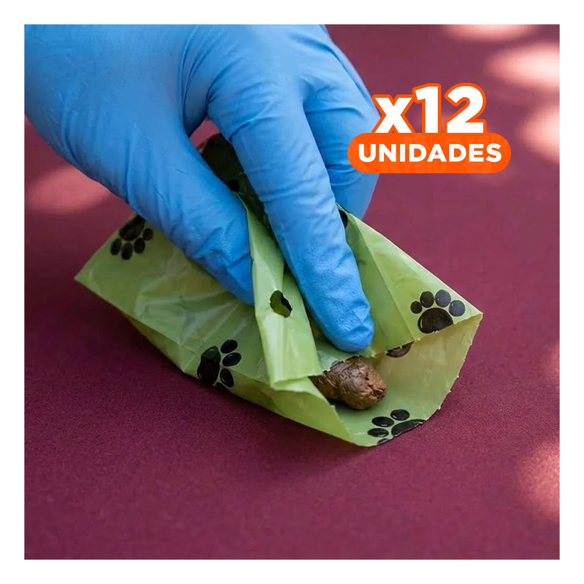 PACK12 ELEMENTO VERDE DE BOLSA BIODEGRADABLE PARA USO EXTERIOR - 1