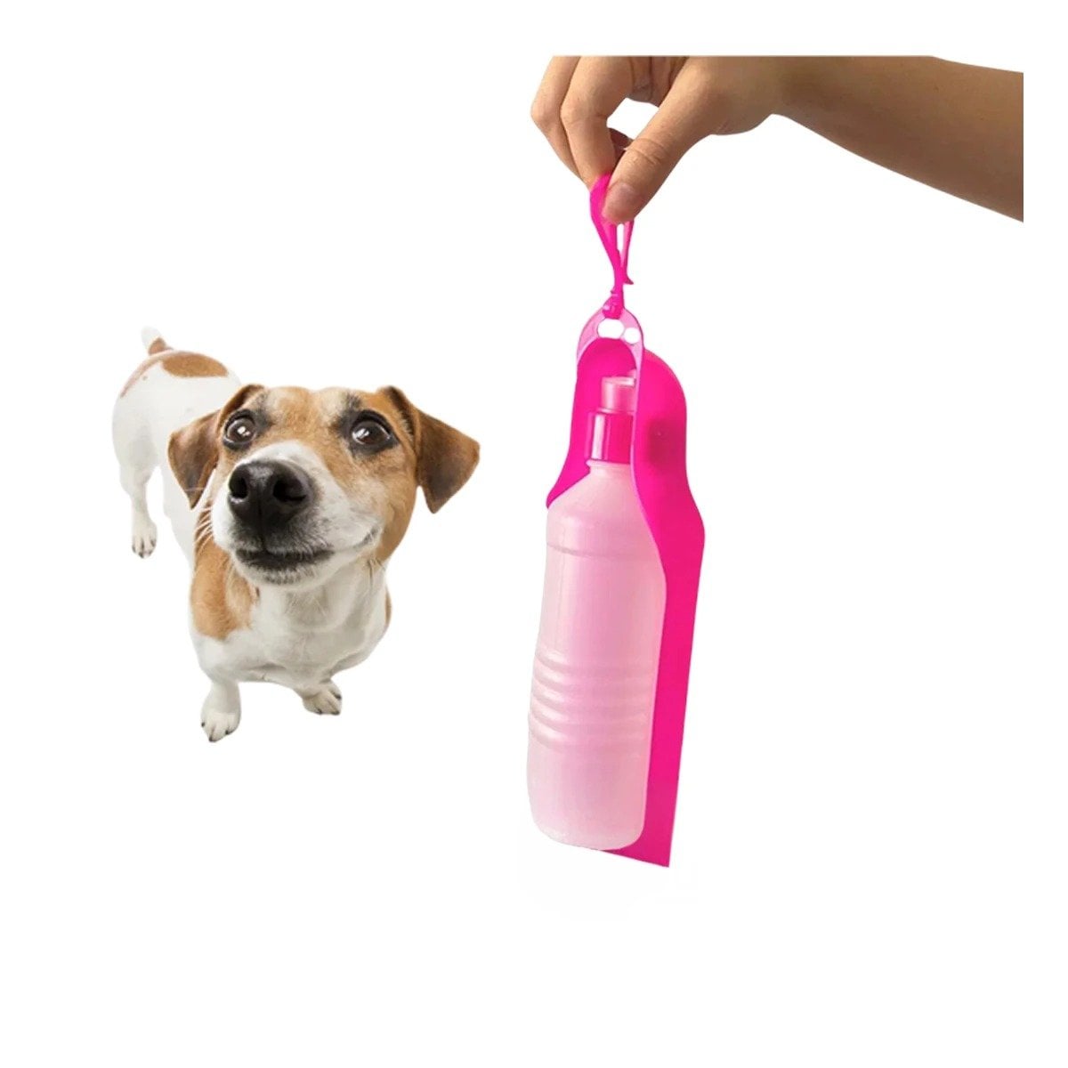 PACK6 KIT COMPACTO ROSADO PARA MASCOTA CON DISPENSADOR INTEGRADO SEGURO Y+REGALO STICKER - 2