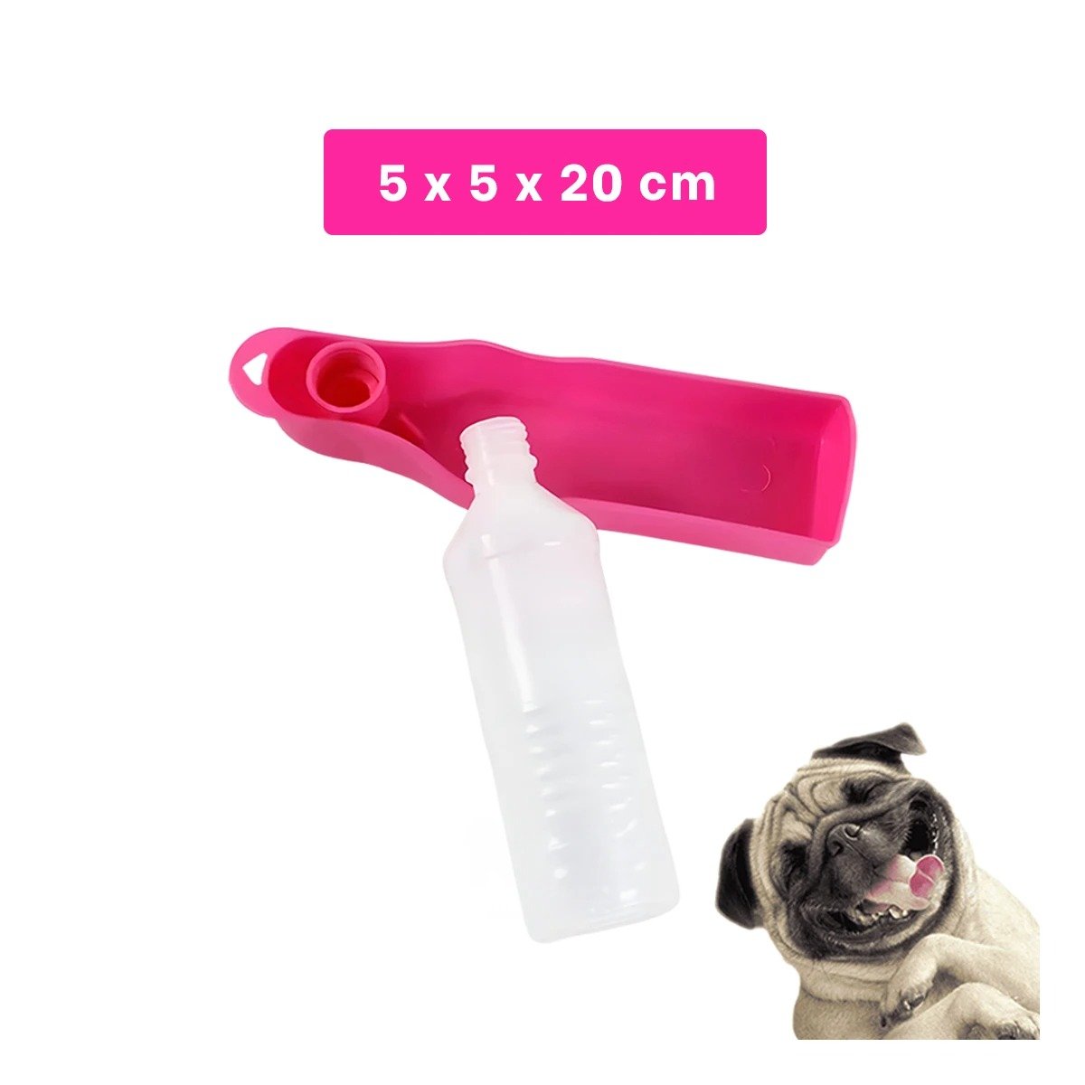 PACK12 COMPLEMENTO COMPACTO ROSADO PARA PERRO CON SISTEMA SIMPLE PORTATIL - 4