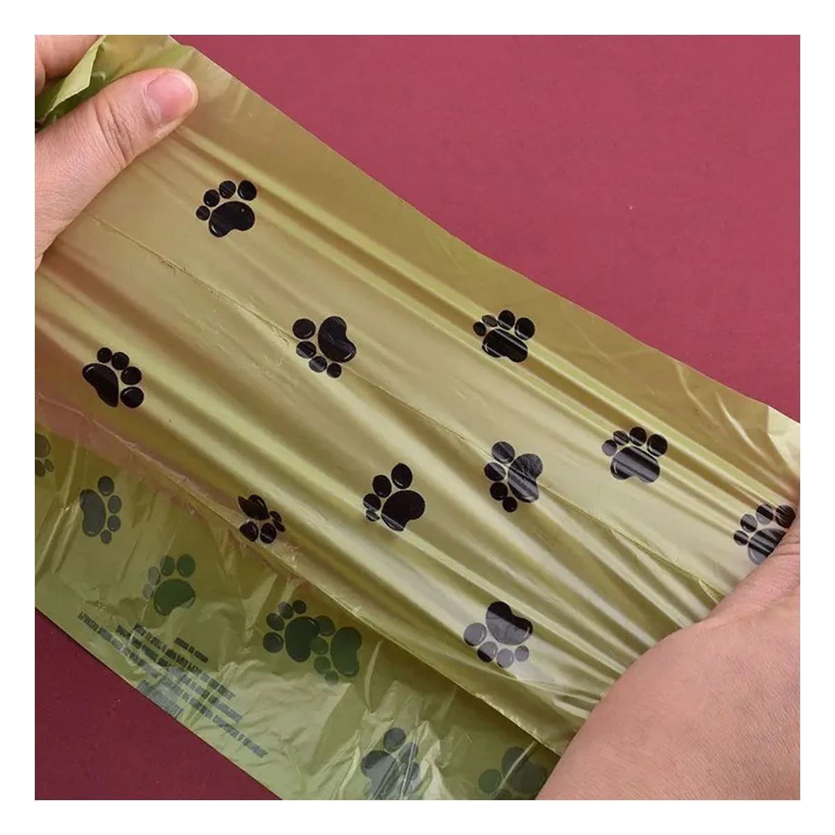 KIT DE BOLSA BIODEGRADABLE VERDE PARA MASCOTA USO DIARIO - 2