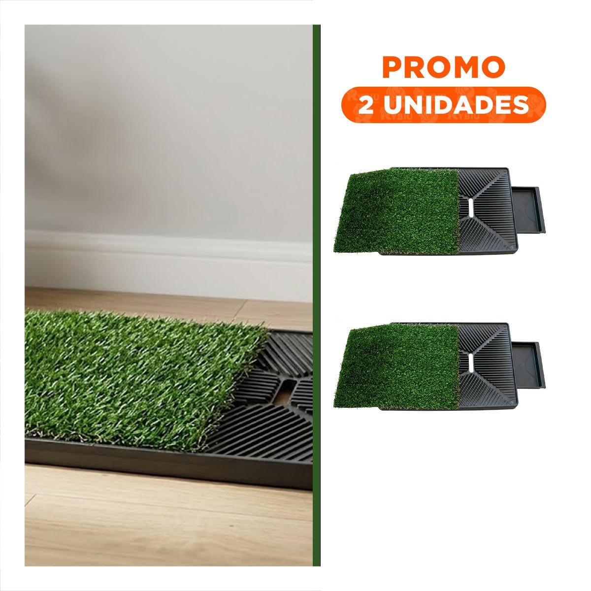 PACK2 COLECCION SANITARIA PARA PERROS MEDIANO NEGRO NACIONAL PARA CASA - 1