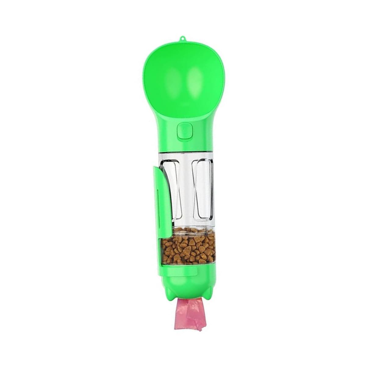 VASO 4 EN 1 DISPENSADOR CON BOLSITA VERDE MEDIANO FUNCIONAL Y+REGALO STICKER - 3
