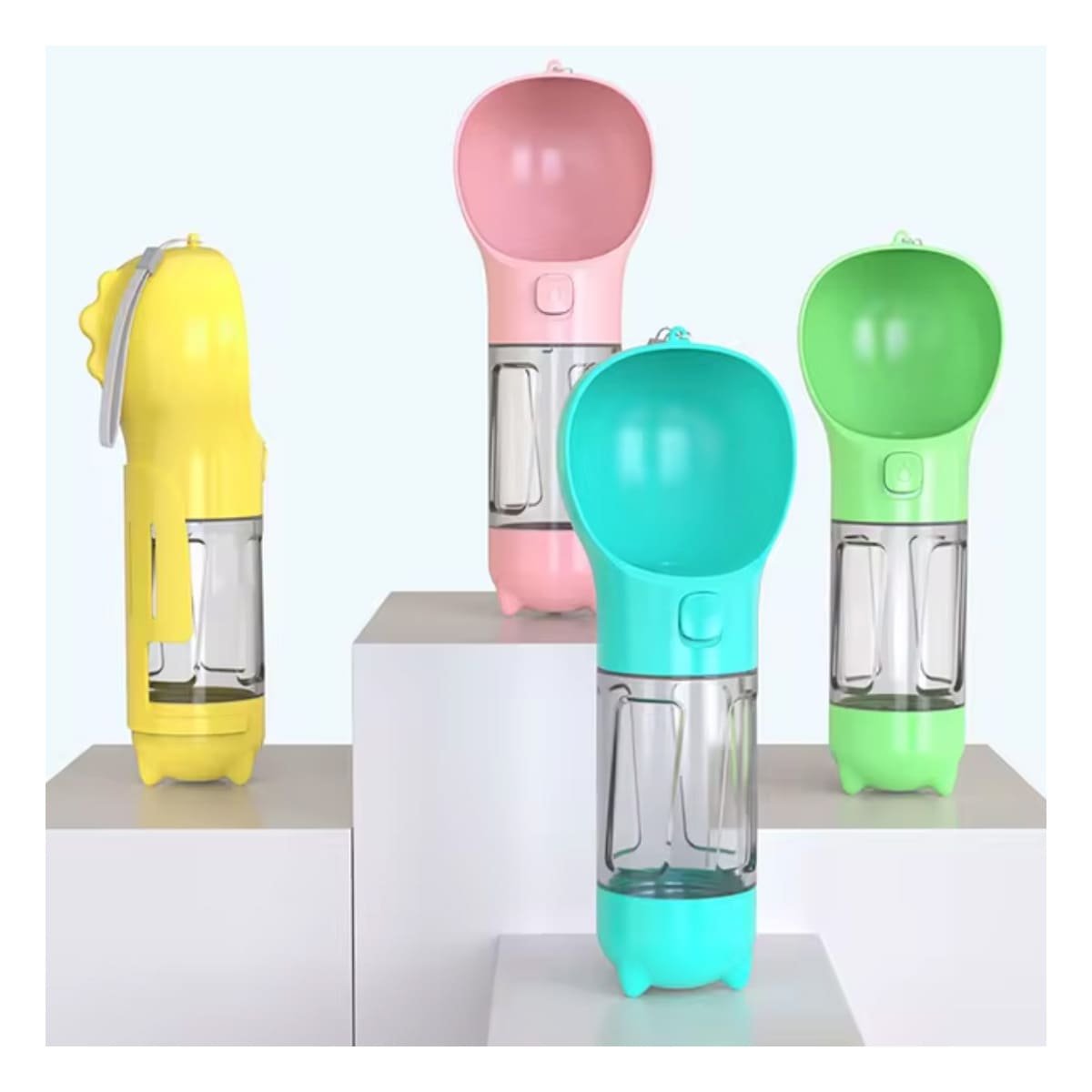 VASO 4 EN 1 DISPENSADOR CON BOLSITA VERDE MEDIANO FUNCIONAL Y+REGALO STICKER - 5