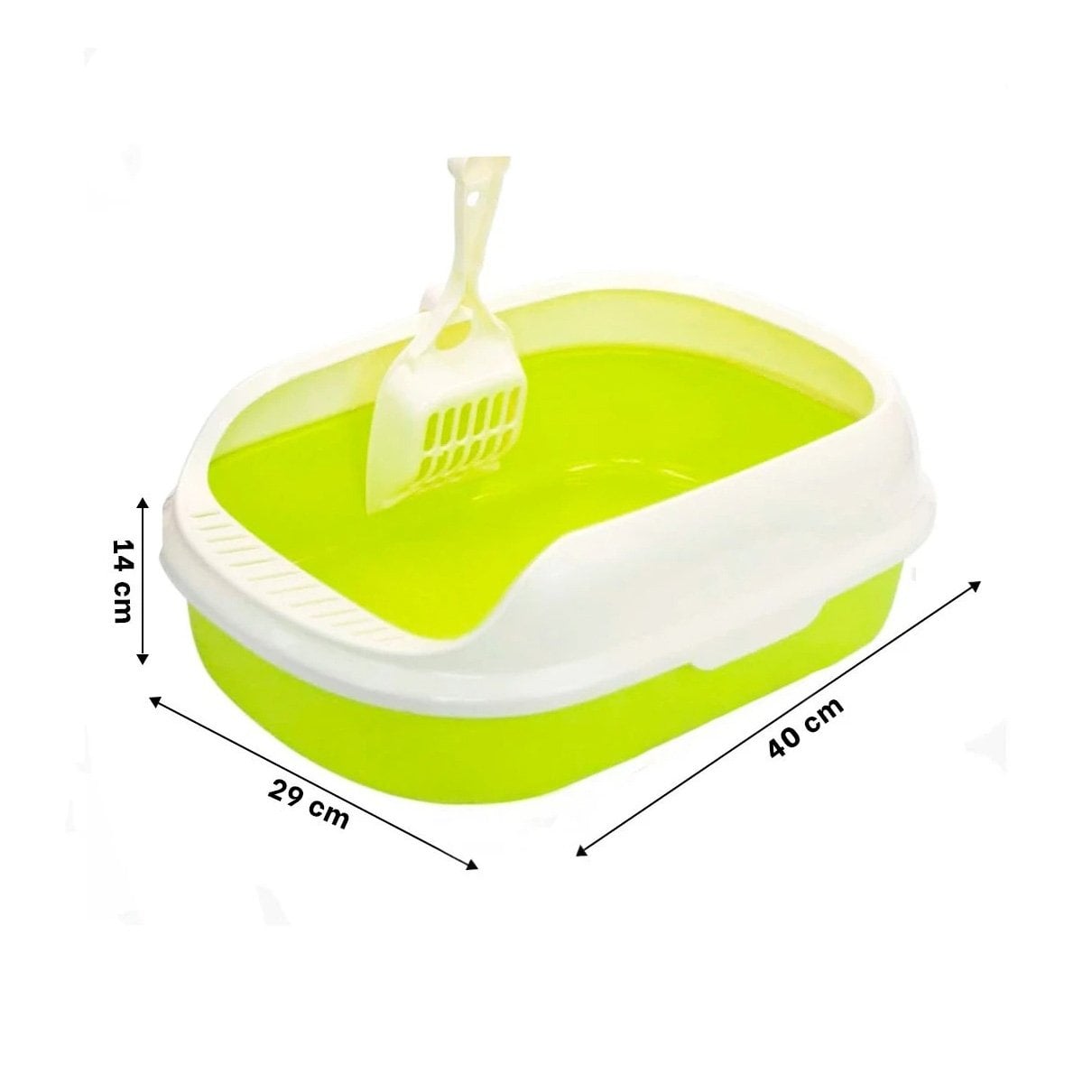 PACK6 ESPACIO VERDE PARA GATO CON LADOS MEDIOS ALTOS MAS PALA CERNIDORA Y+REGALO STICKER - 4