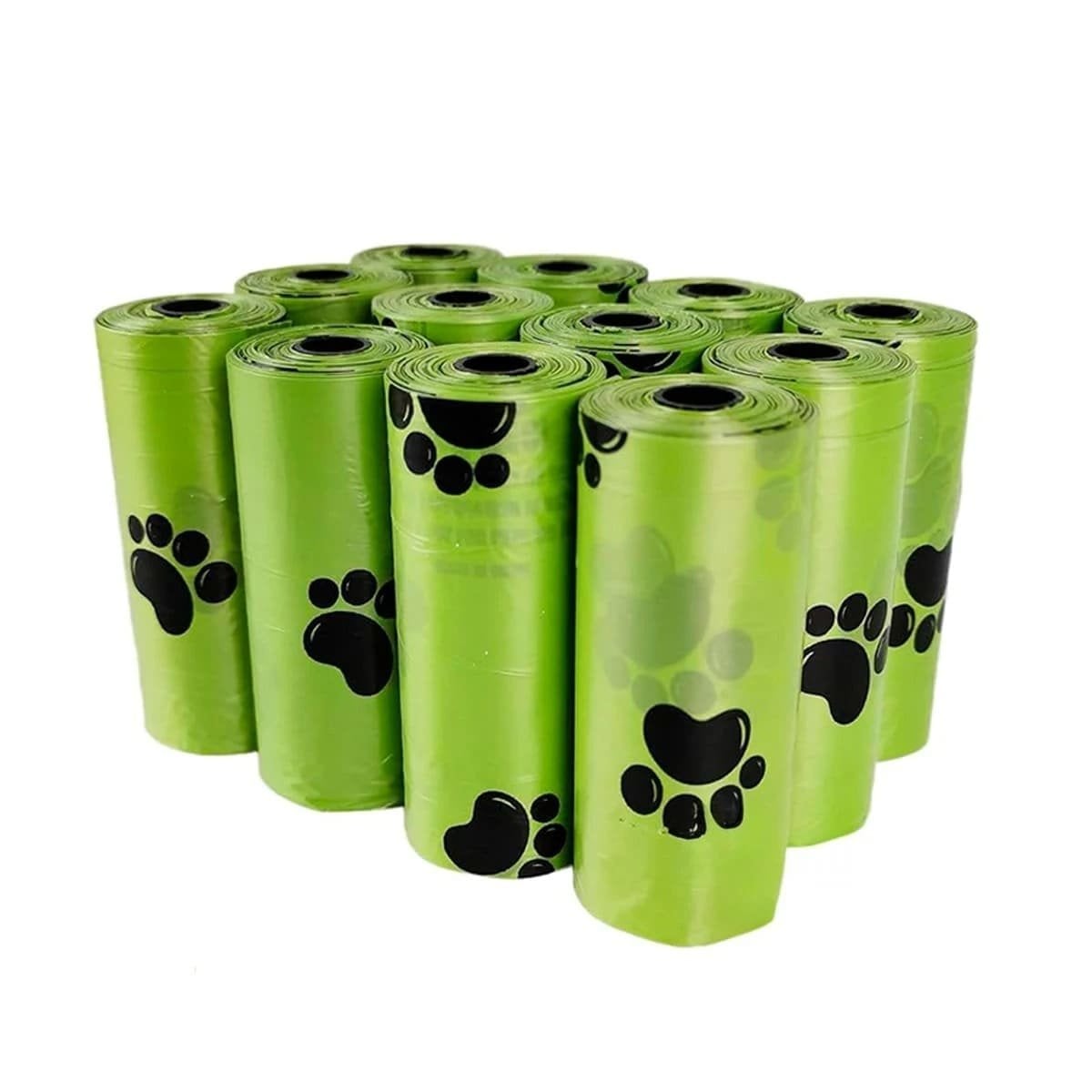 SET DE BOLSA BIODEGRADABLE VERDE PARA PASEO EN LA CIUDAD Y+PAPEL REGALO - 1