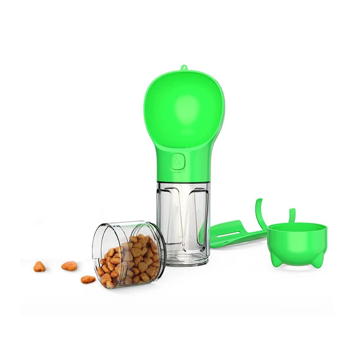 PACK2 UNIDAD 4 EN 1 DISPENSADOR CON BOLSITA VERDE MEDIANO PORTATIL Y+REGALO STICKER - 2