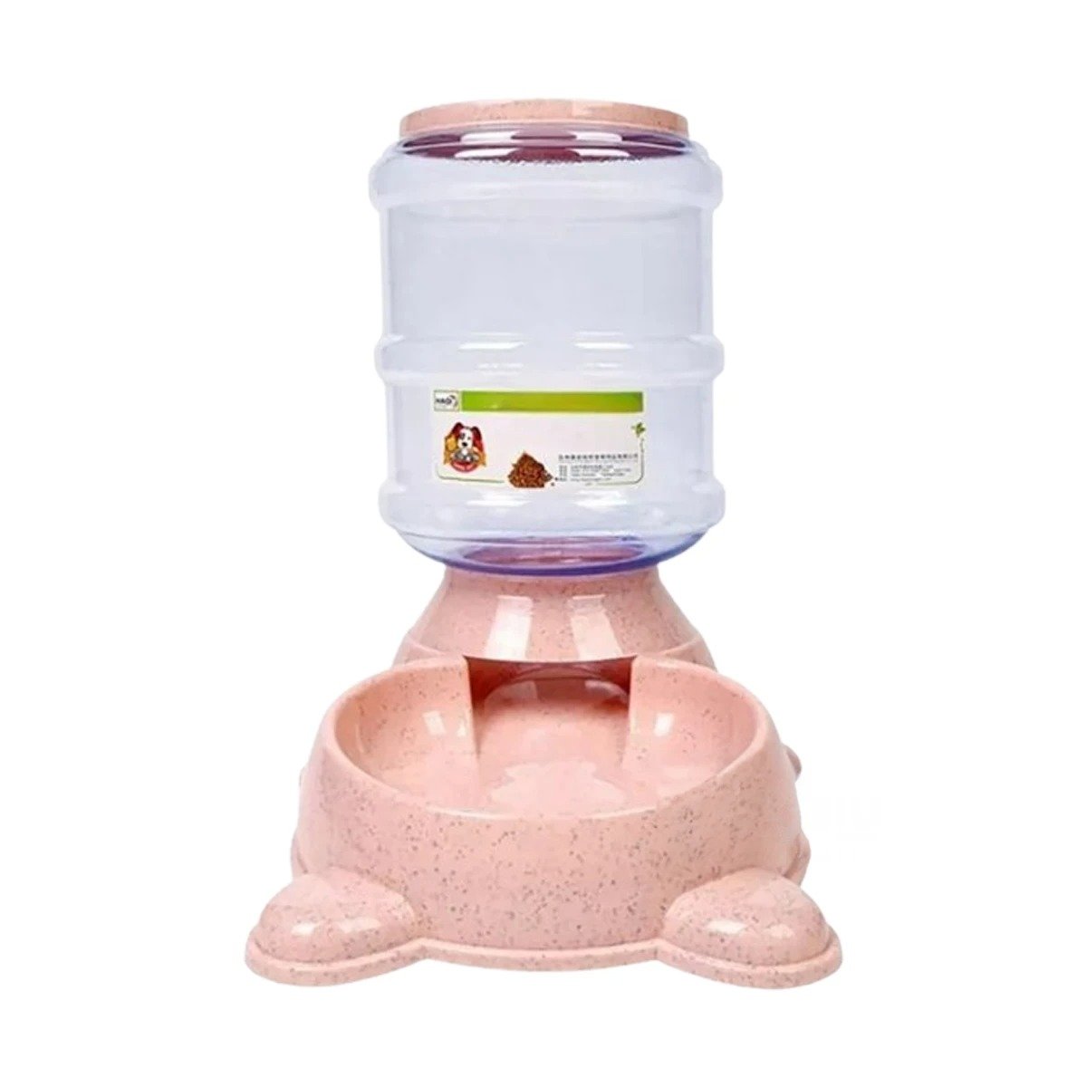 PACK2 COMPLEMENTO FUNCIONAL PARA PERRO PLOMO CIRCULAR CON BIDON ROSADO Y+REGALO STICKER - 2