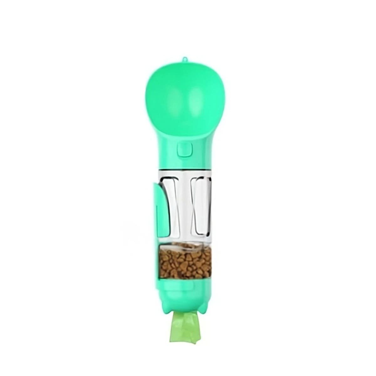 SISTEMA 4 EN 1 DISPENSADOR CON BOLSITA CELESTE MEDIANO PARA MASCOTA Y+LIGAS REGALO - 3