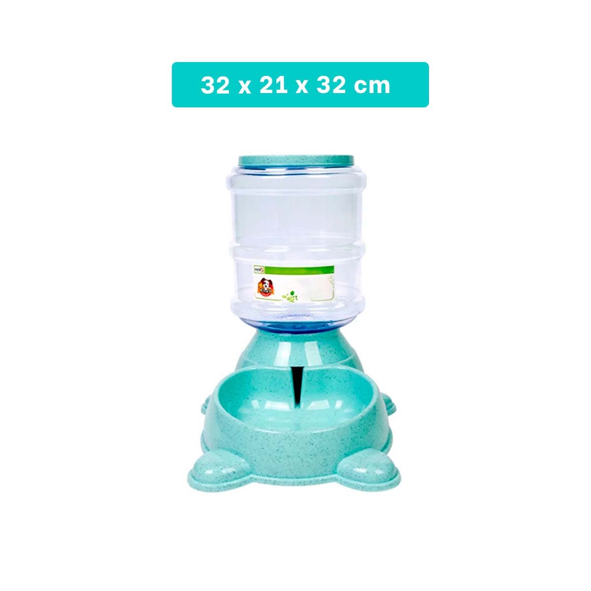 PACK6 UNIDAD PRACTICA PARA PERRO CIRCULAR CON BIDON DE PLASTICO VERDE - 4