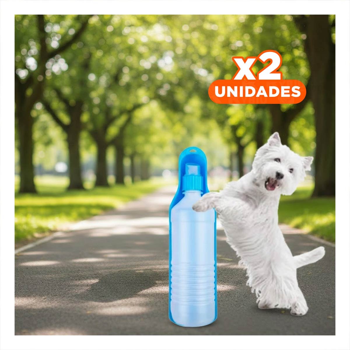 PACK2 EQUIPO COMPACTO CELESTE PARA PERRO CON FUNCION SIMPLE Y TRANSPORTE FACIL Y+REGALO STICKER - 1