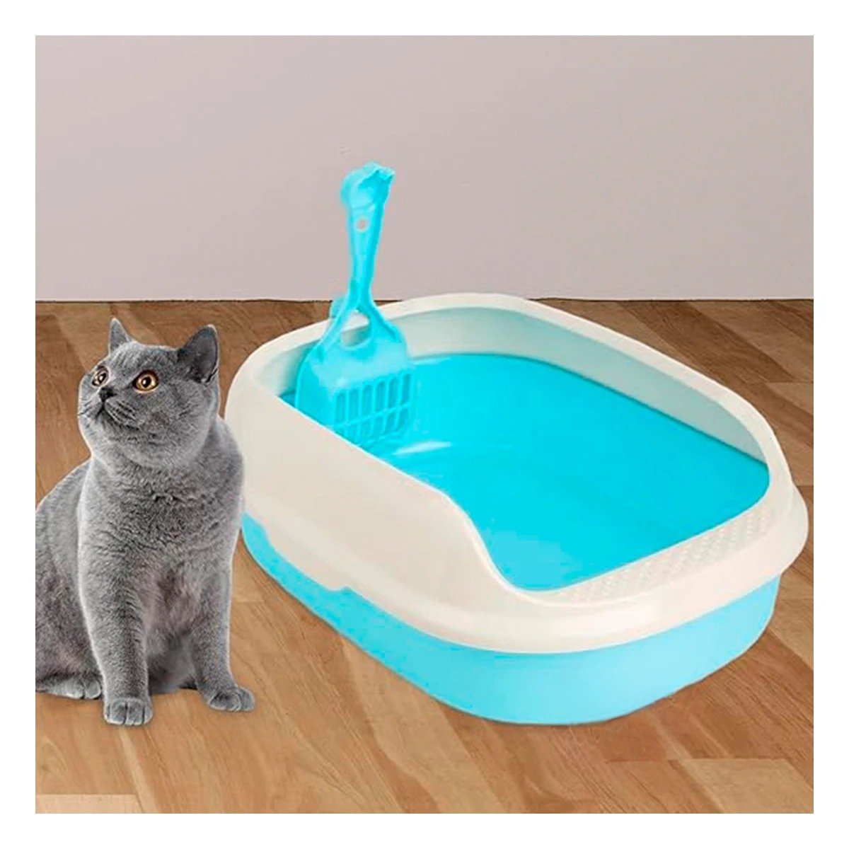 PACK4 ESTACION ROSADA PARA GATO CON BANDEJA EXTRAIBLE ABIERTA - 3