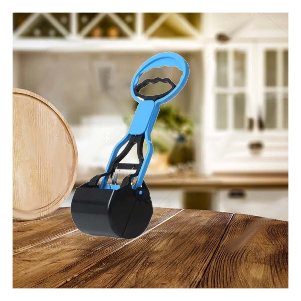 PACK2 PALA DE HECES DE PERROS Y GATOS CELESTE PORTATIL - 1