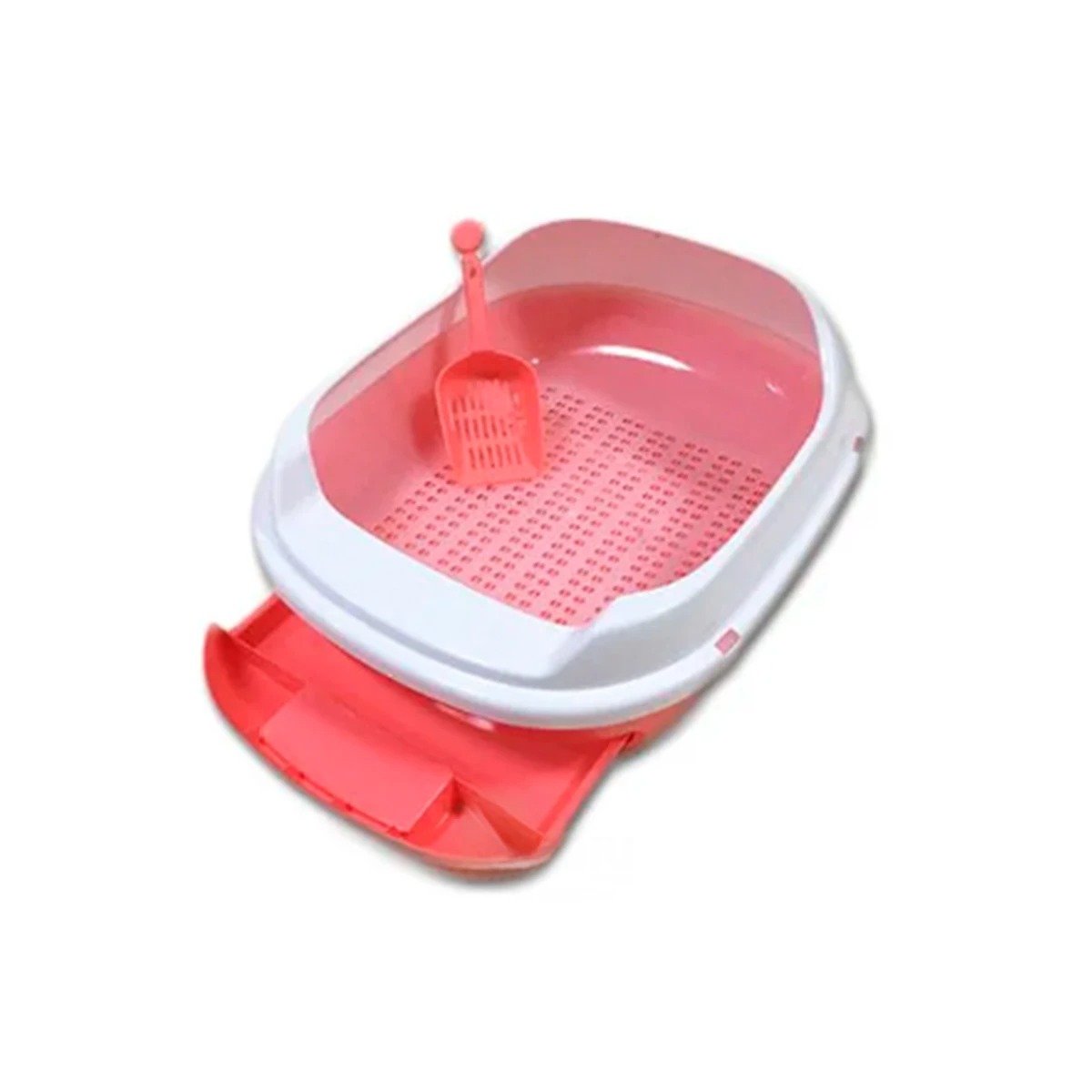 PACK4 SISTEMA ROSADO PARA GATO CON BANDEJA EXTRAIBLE ABIERTA Y+PAPEL REGALO - 3