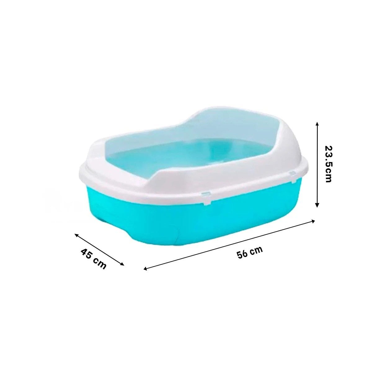 PACK2 BANDEJA ROSADA PARA GATO CON SISTEMA EXTRAIBLE ABIERTO - 4