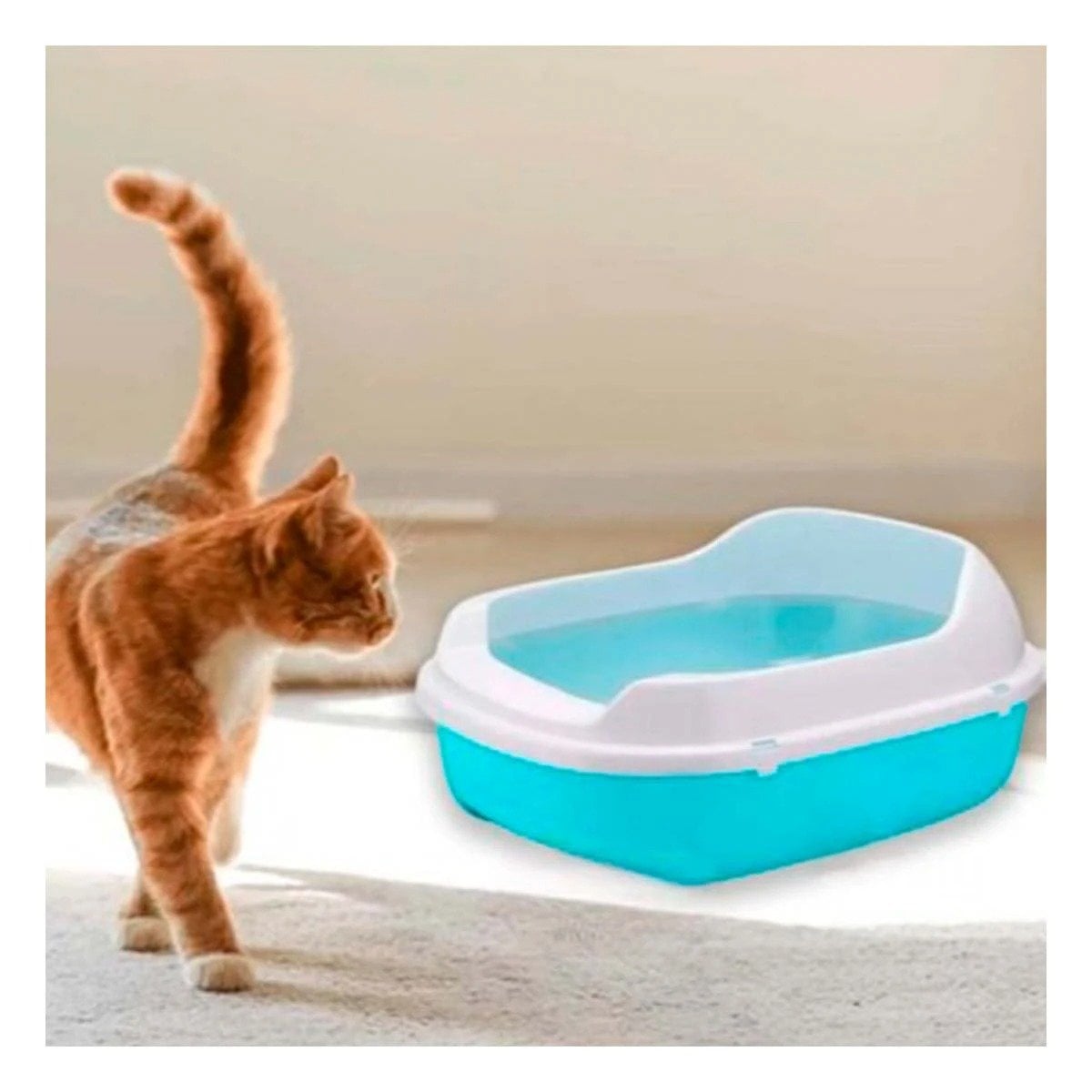 PACK2 BANDEJA ROSADA PARA GATO CON SISTEMA EXTRAIBLE ABIERTO - 5