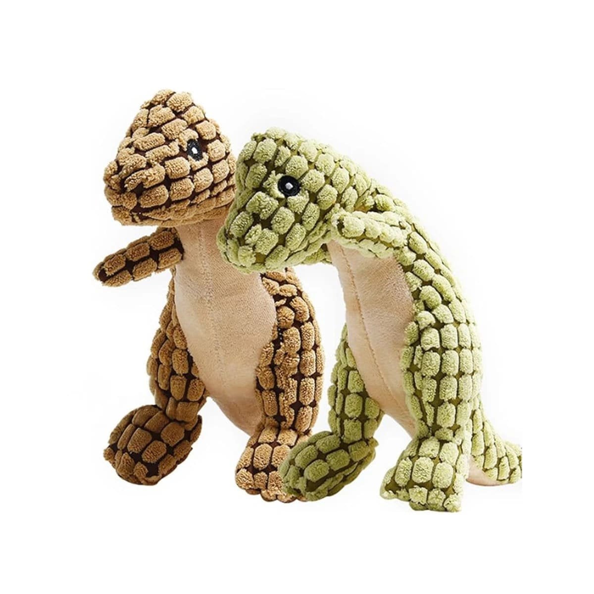PACK6 FIGURA PARA MASCOTA DINOSAURIO VERDE CLARO CON TEXTURA RICA Y FLEXIBLE Y+REGALO STICKER - 2