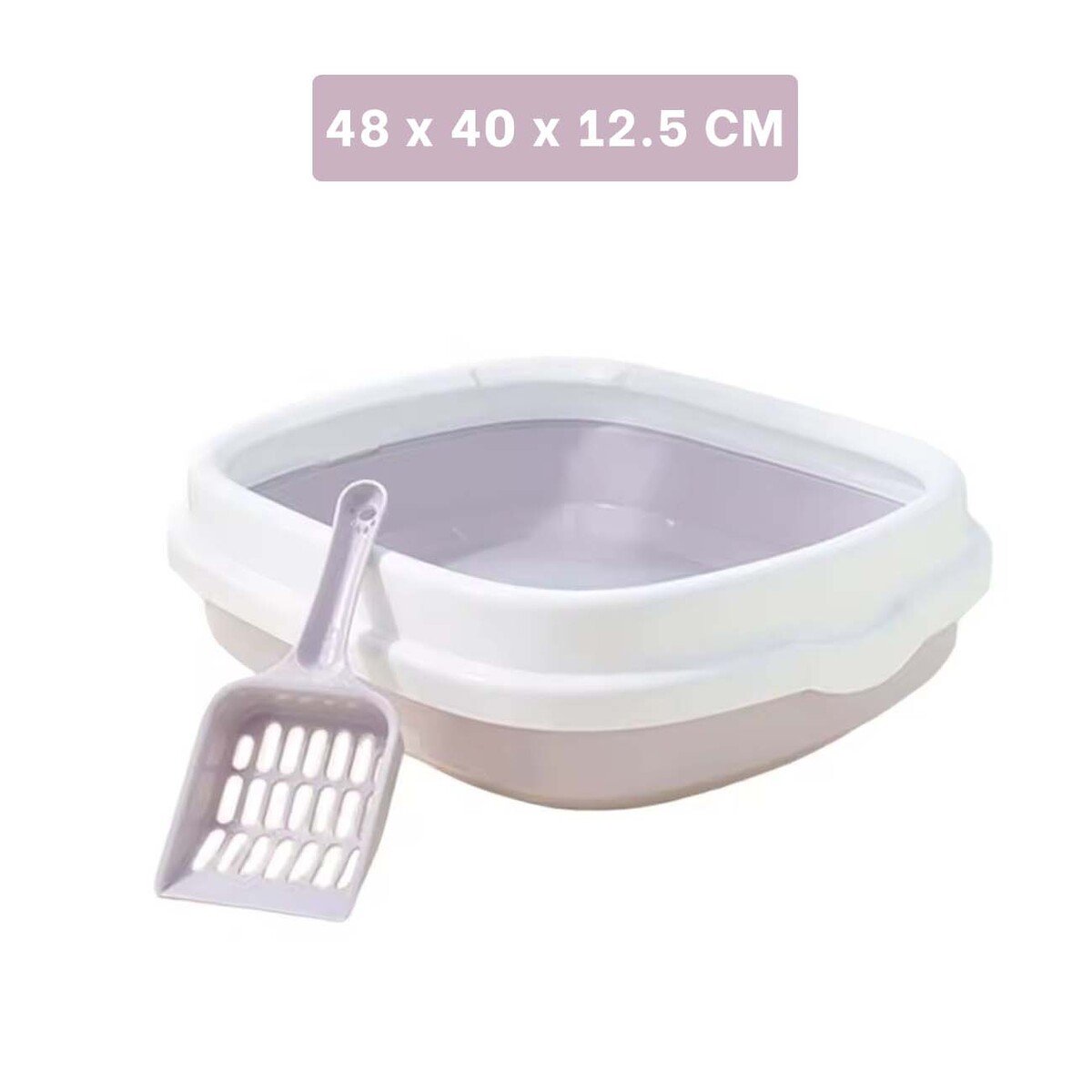 PACK6 AREA LILA PARA GATO CON PALA CERNIDORA 48X40X12,5 Y+PAPEL REGALO - 4
