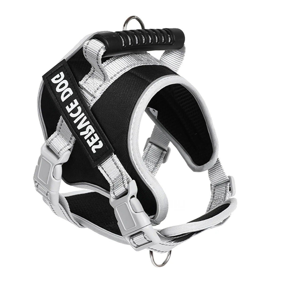 PACK4 PECHERA DE USO DIARIO PARA PERRO TALLA S NEGRO CON ASA REFORZADA Y+PAPEL REGALO - 3