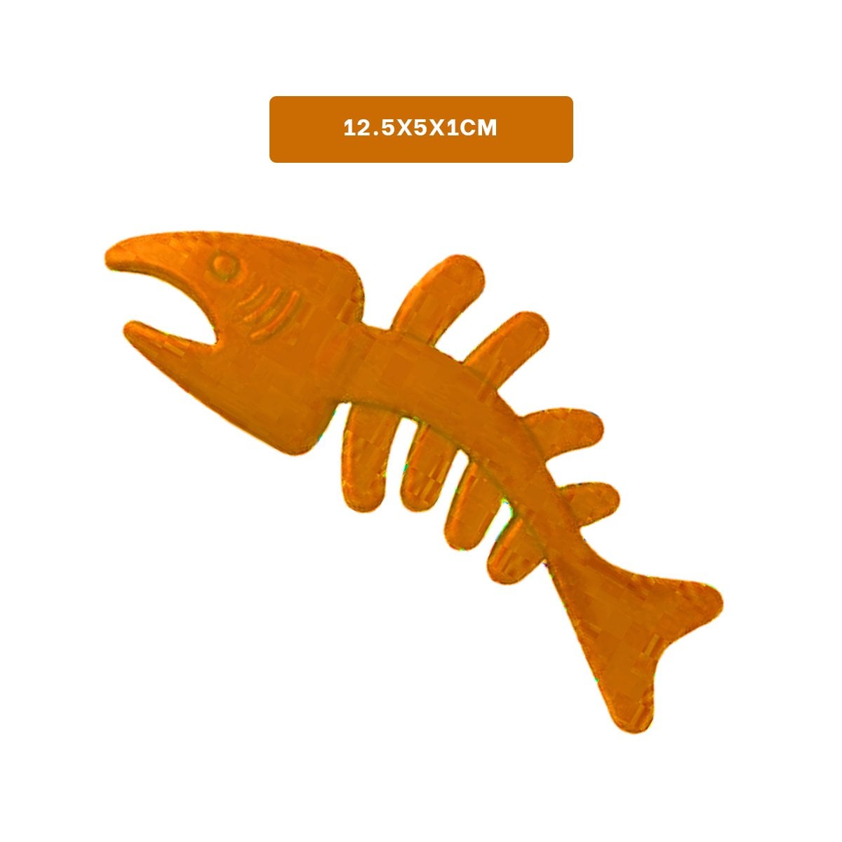 PACK2 JUGUETE FLEXIBLE EN FORMA DE PESCADO EN NARANJA DE GOMA DE USO DIARIO Y+PAPEL REGALO - 4