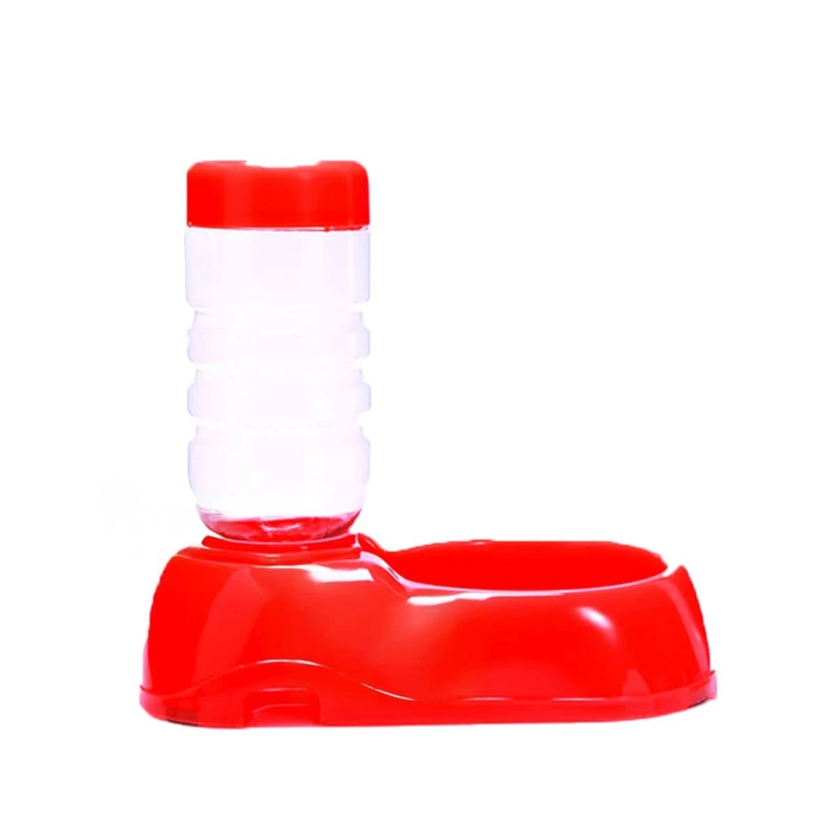 PACK2 FUENTE DE AGUA PARA MASCOTA ROJO DE ALTA CALIDAD Y FIRME Y+REGALO STICKER - 2