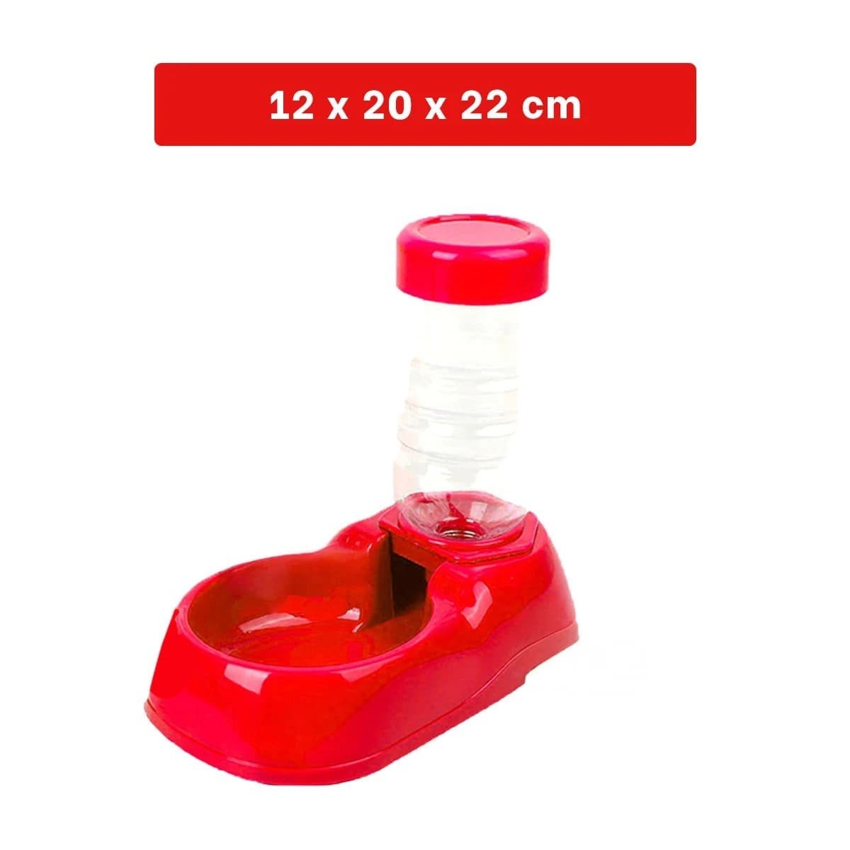 PACK4 MODULO DE AGUA ROJO PARA MASCOTA PRACTICO Y RESISTENTE Y SEGURO - 4