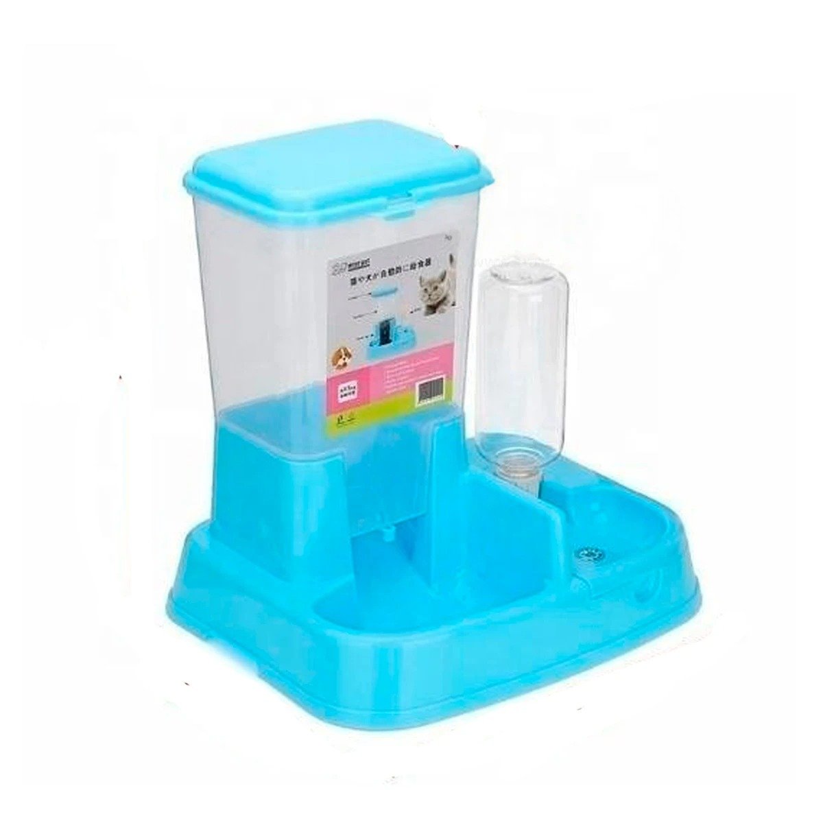 PACK6 BASE DOBLE CELESTE PARA MASCOTA FIRME Y PRACTICA COMPACTA Y+REGALO STICKER - 2