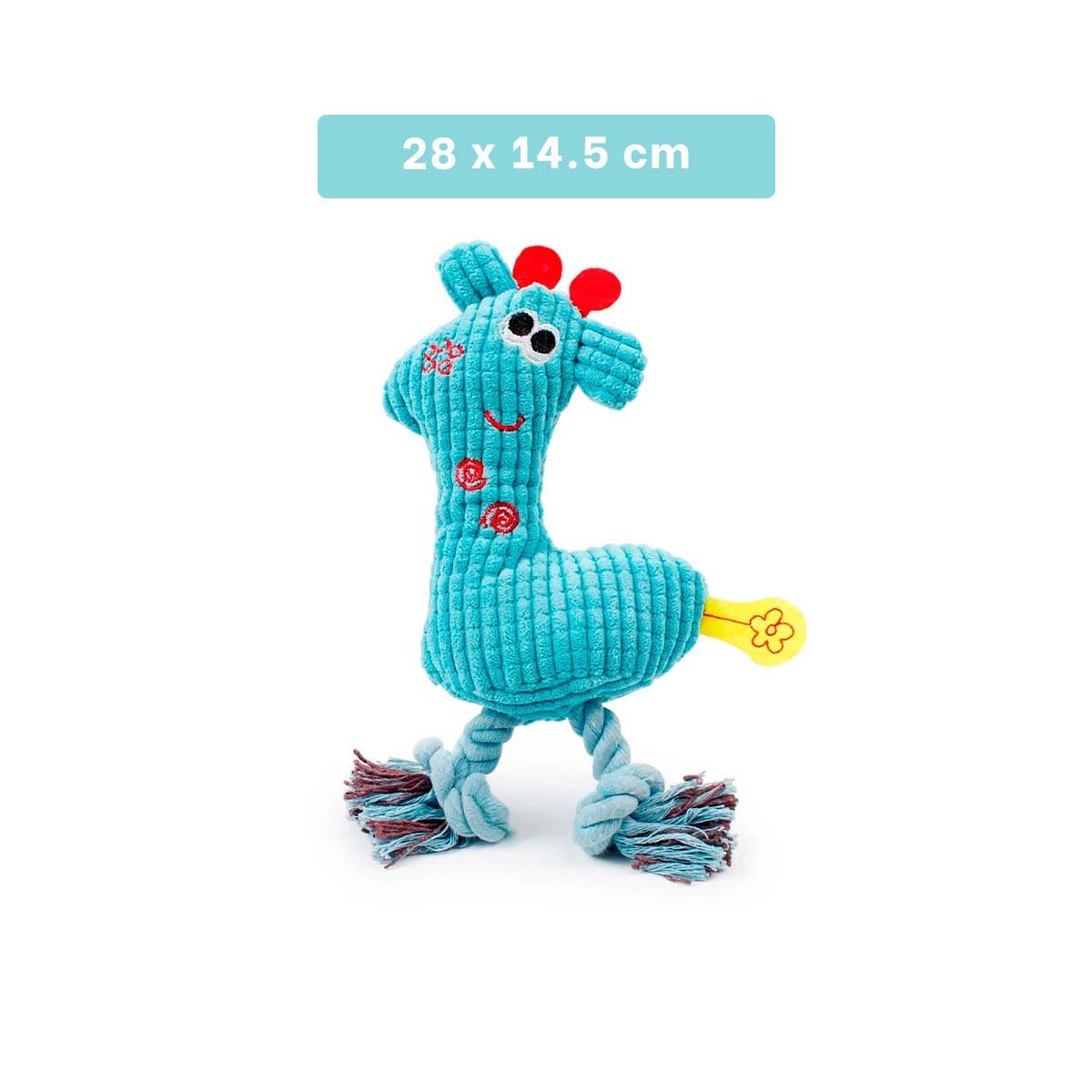 PACK12 CRIATURA DE PELUCHE DECORATIVA Y FLEXIBLE EN COLOR CELESTE Y+REGALO STICKER - 4