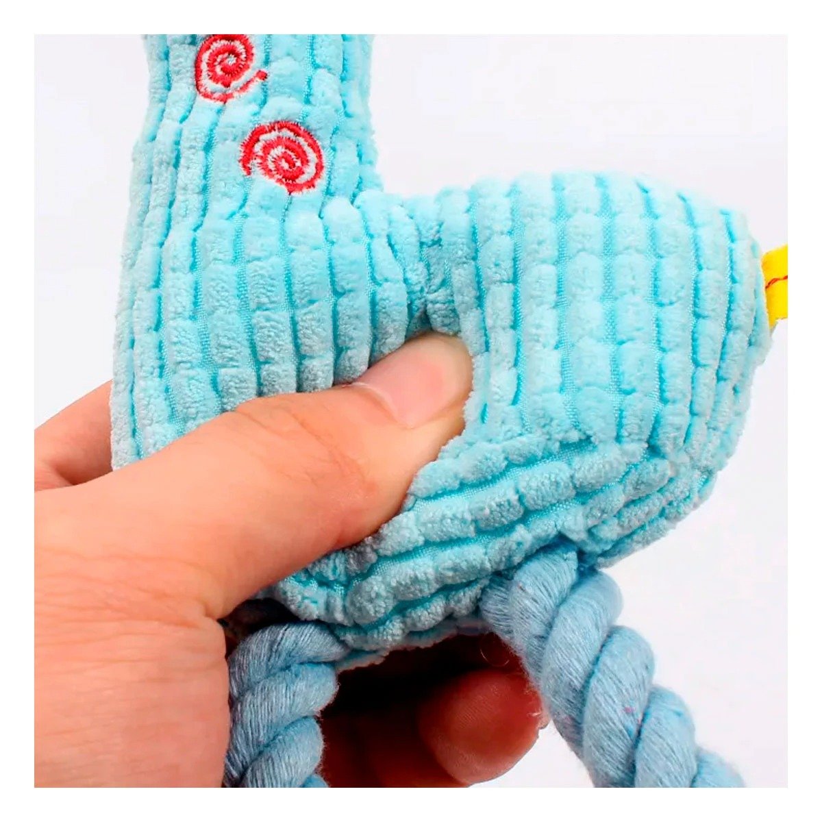 PACK12 CRIATURA DE PELUCHE DECORATIVA Y FLEXIBLE EN COLOR CELESTE Y+REGALO STICKER - 5