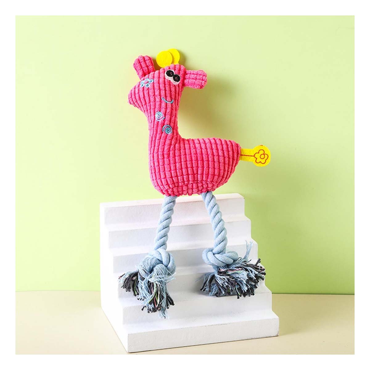 PACK2 PELUCHE DECORATIVO Y FLEXIBLE CON COLOR ROSADO PARA DECORACION DEL HOGAR - 2