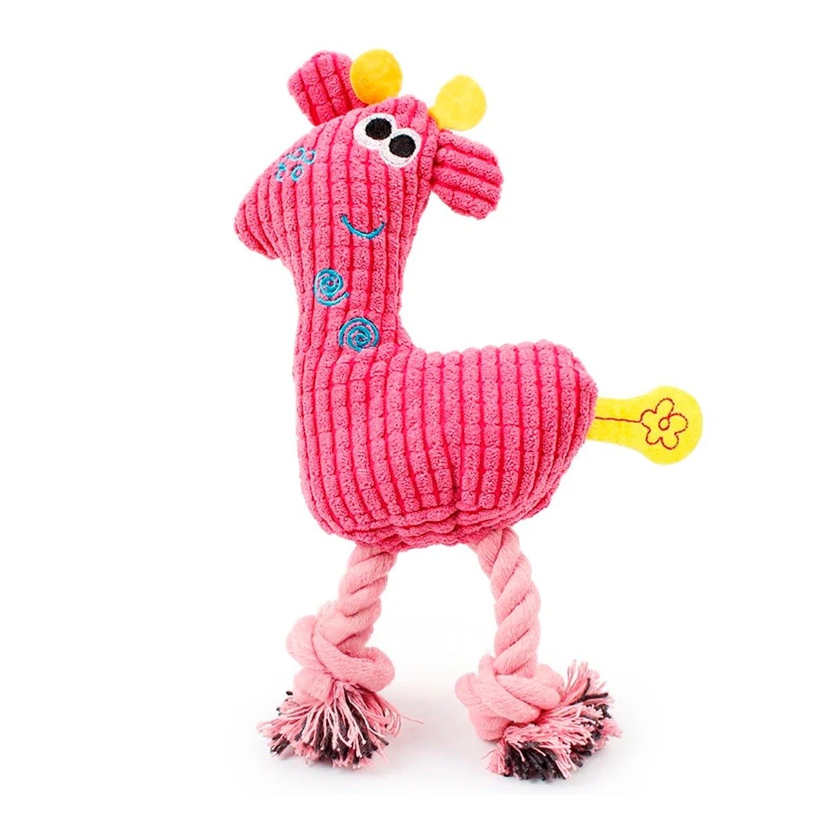 PACK4 COMPANERO DE PELUCHE DECORATIVO QUE INSPIRA ALEGRIA EN ROSADO Y+PAPEL REGALO - 3