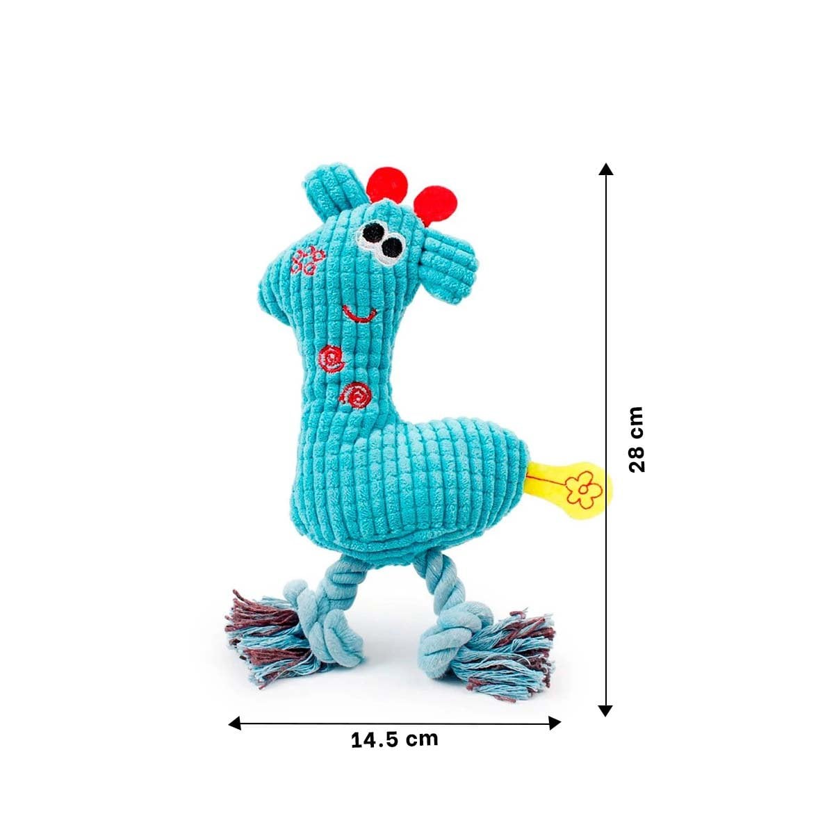 PACK6 AMIGO DE FELPA TIERNO Y RESISTENTE EN COLOR CELESTE PARA MOMENTOS ESPECIALES - 4