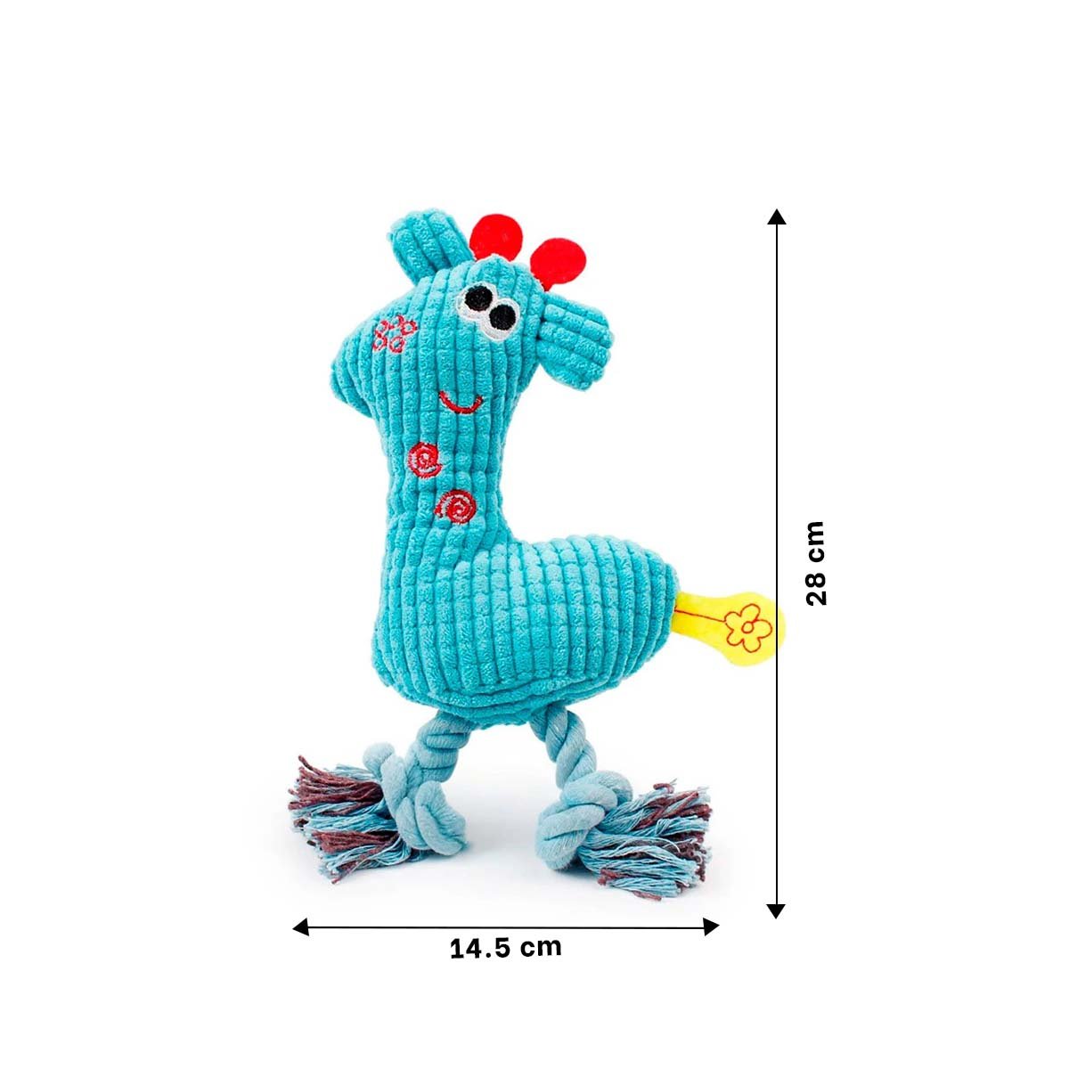 PACK2 PELUCHE COMODO Y SUAVE CON COLOR CELESTE PARA ABRAZOS Y MOMENTOS Y+REGALO STICKER - 4