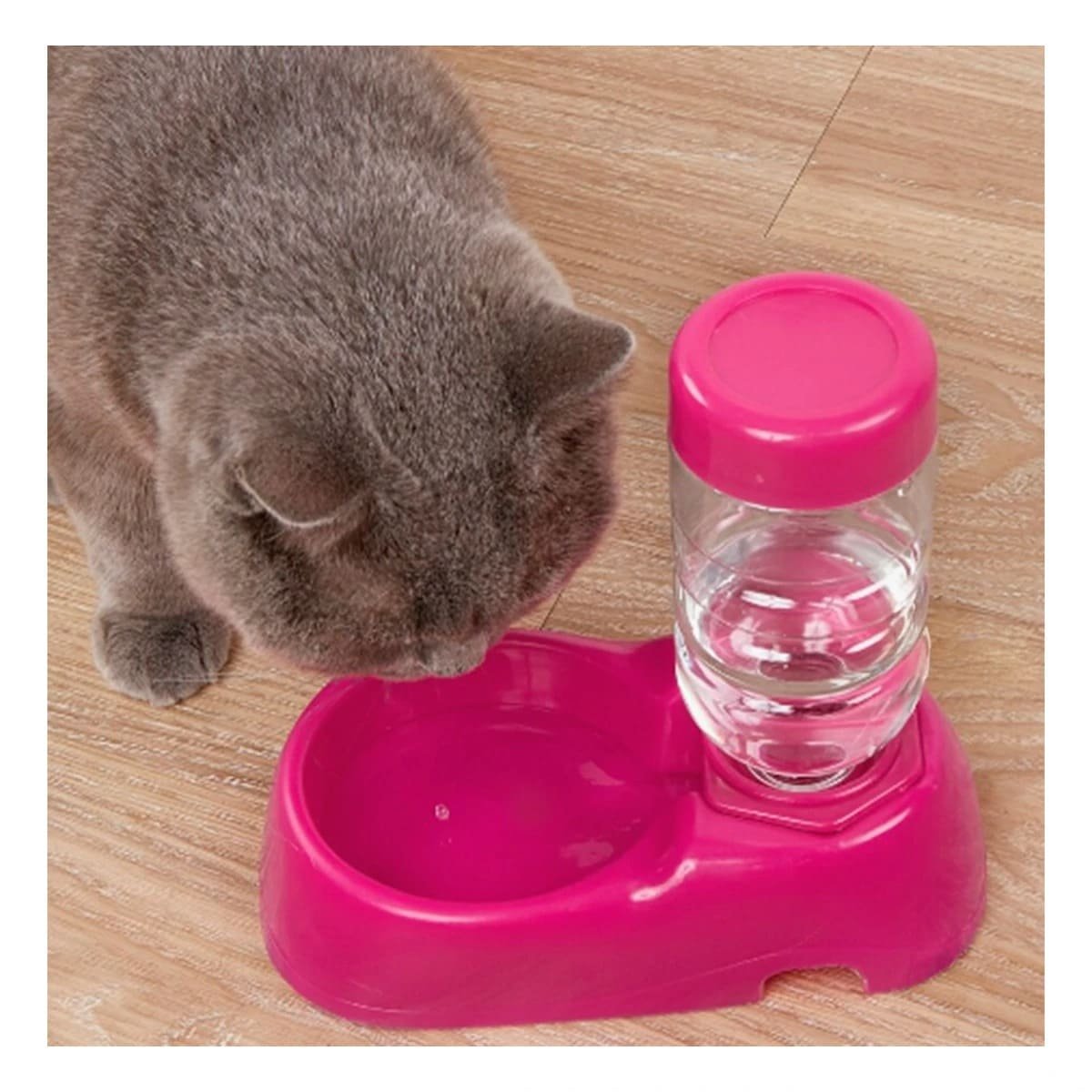 PACK4 MODULO DE AGUA ROSADO PARA MASCOTA COMODO Y PRACTICO Y RESISTENTE Y+REGALO STICKER - 5