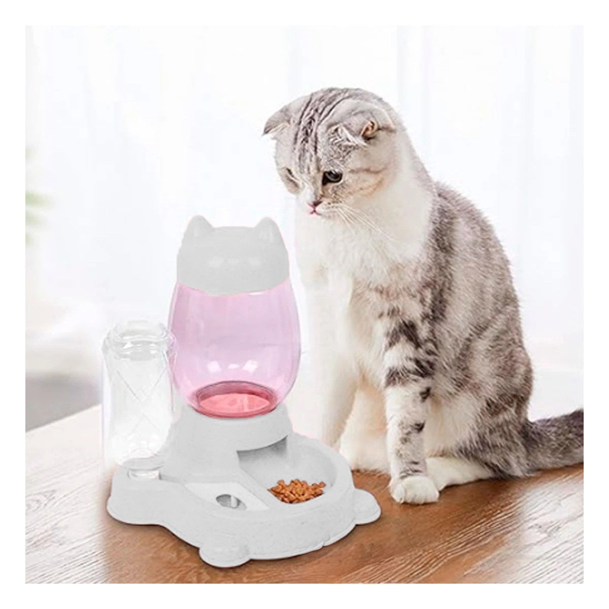 PACK6 COMIDA COMBINADA PET GATO BLANCO GRIS ELEGANTE Y+REGALO STICKER - 3