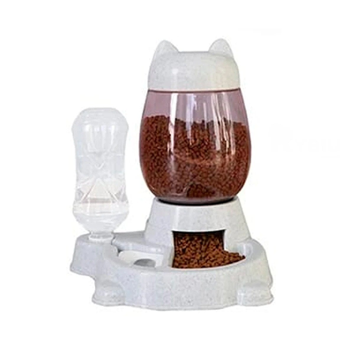 PACK2 ALIMENTO Y BEBIDA COMBINADA PET GATO BLANCO BLANCO Y+REGALO STICKER - 2