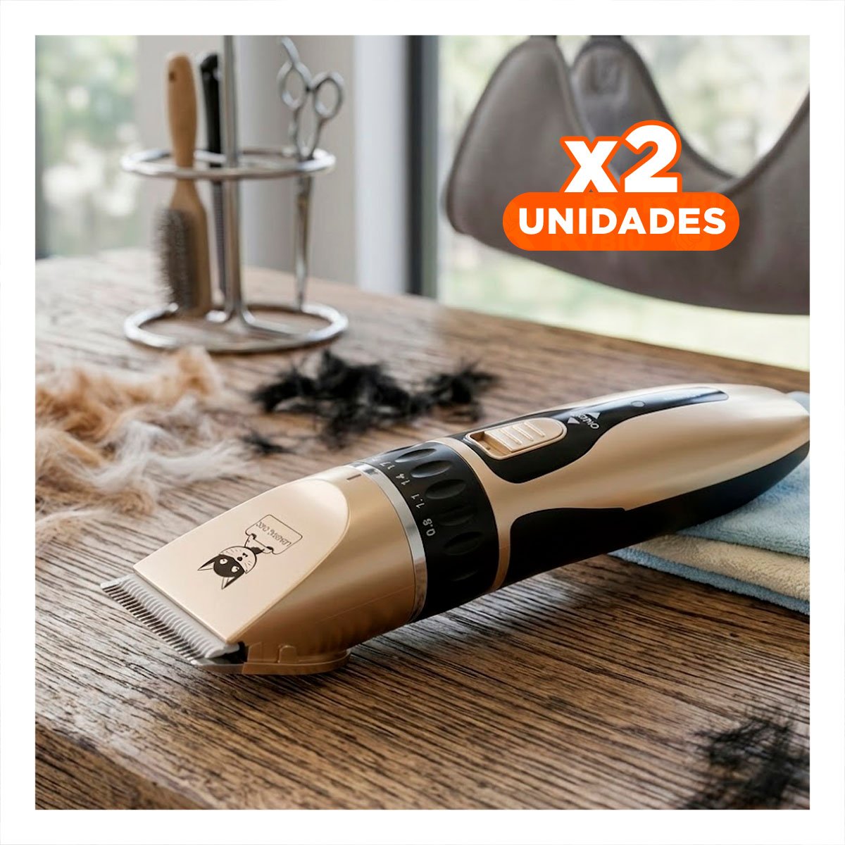 PACK2 MAQUINA DE GROOMING PARA HISTORIAS LINDAS DORADO EN FAMILIA Y+REGALO STICKER - 1