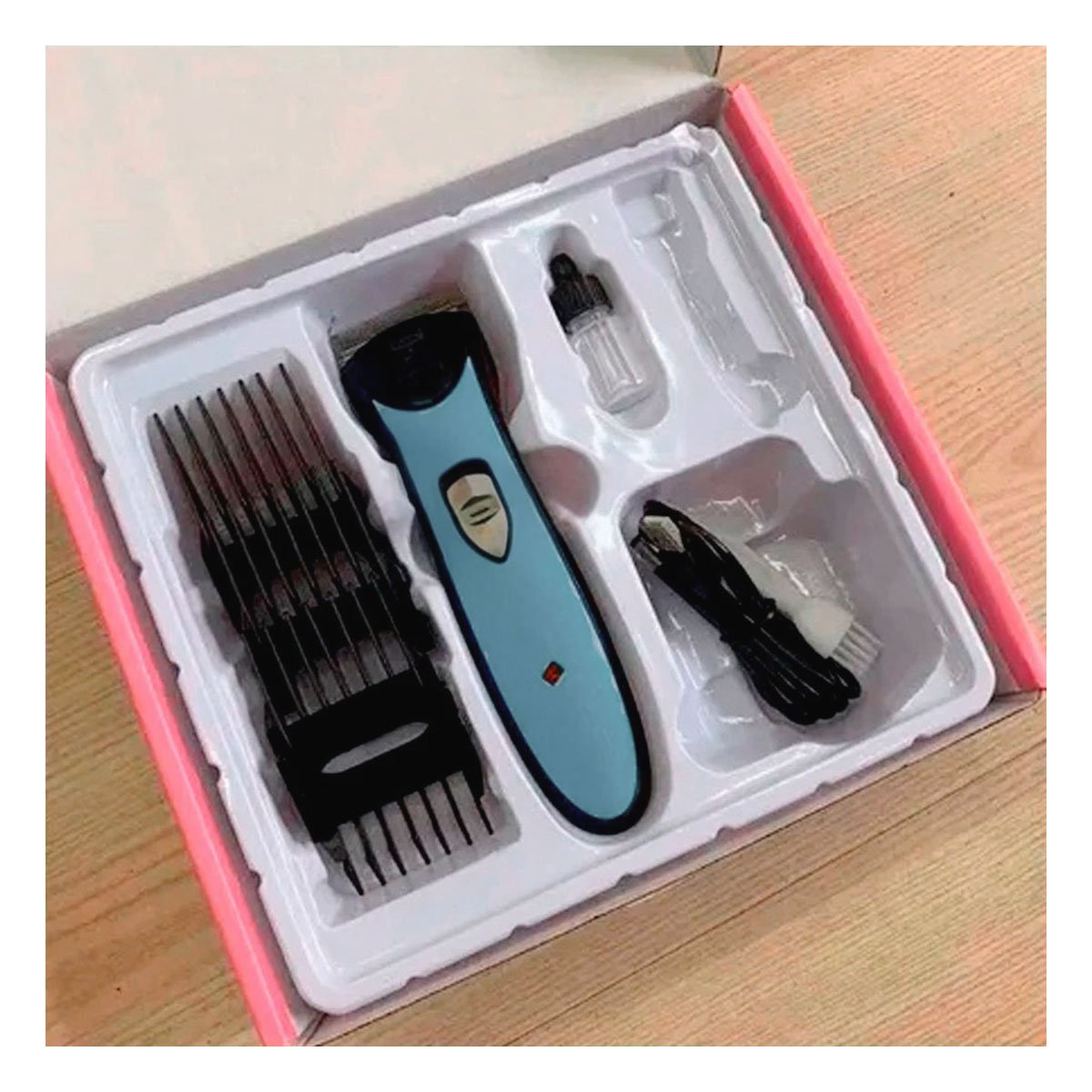 PACK4 KIT DE ESTETICA ANIMAL PARA LA ARMONIA DE SUS HIJOS AZUL Y+PAPEL REGALO - 2