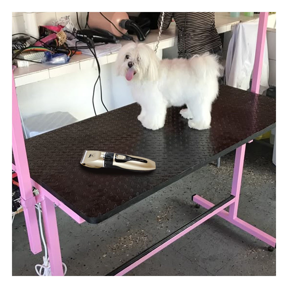 PACK6 MAQUINA DE GROOMING PARA FOMENTAR MUCHA LIMPIEZA DORADO - 5